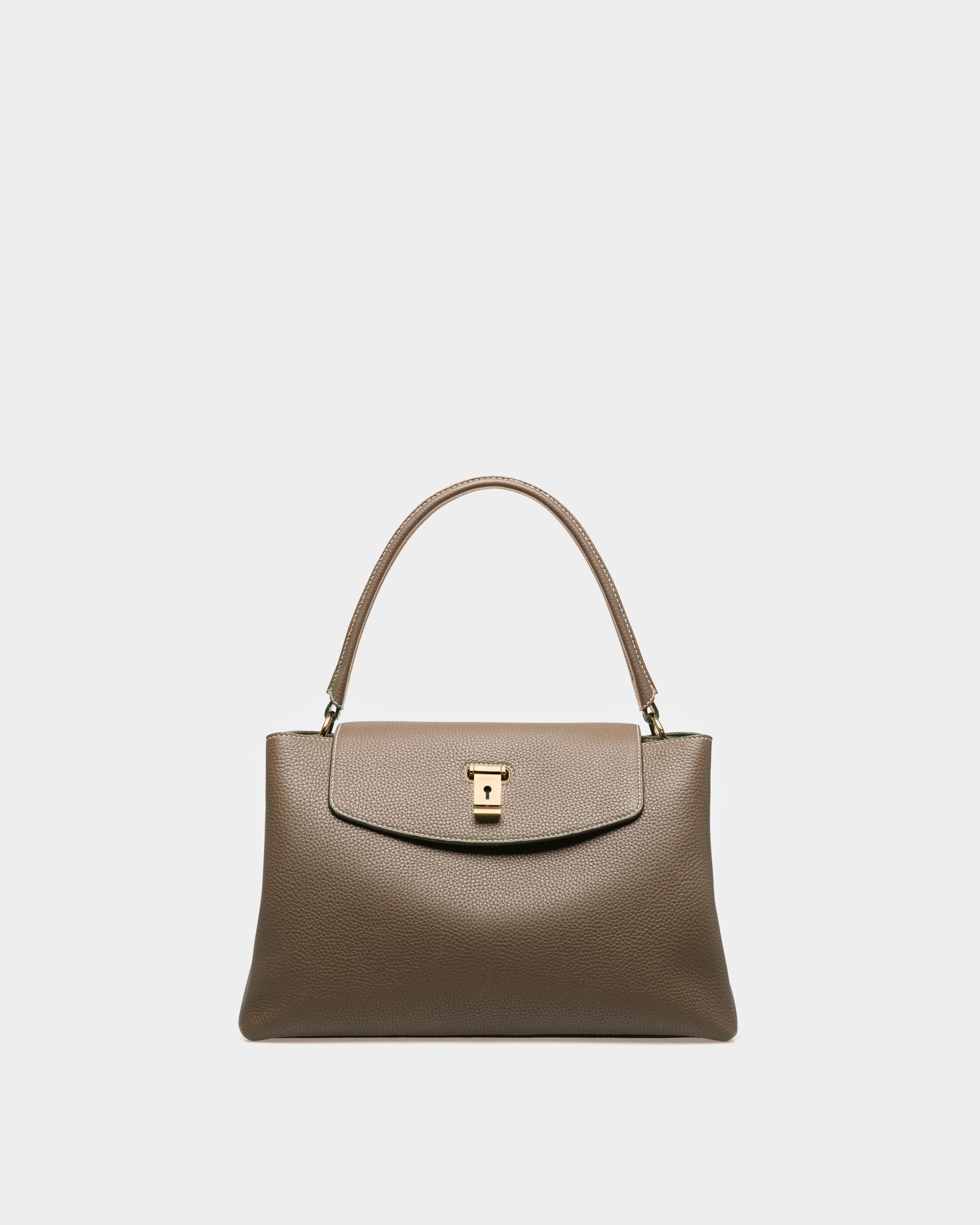 Layka Henkeltasche Aus Hellbraun Leder - Damen - Bally - 01