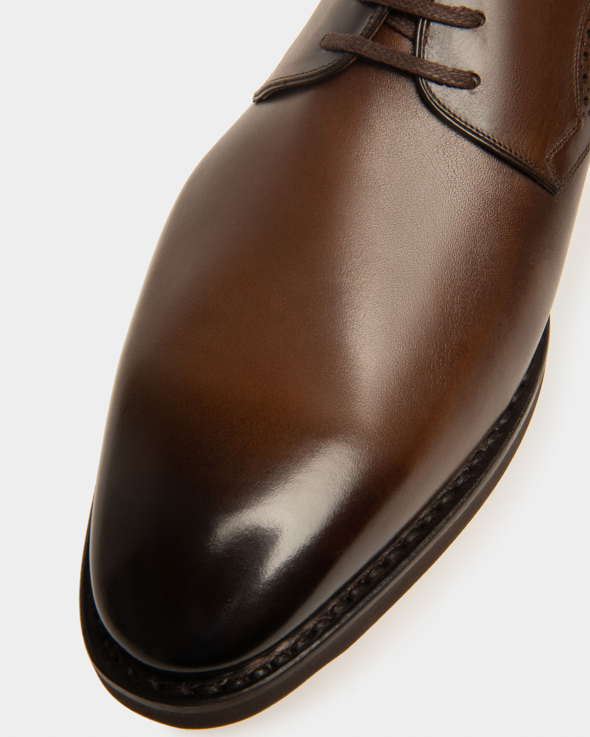 Scrivani Derby-Schnürschuh Aus Leder Für Herren In Mittelbraun - Herren - Bally - 04