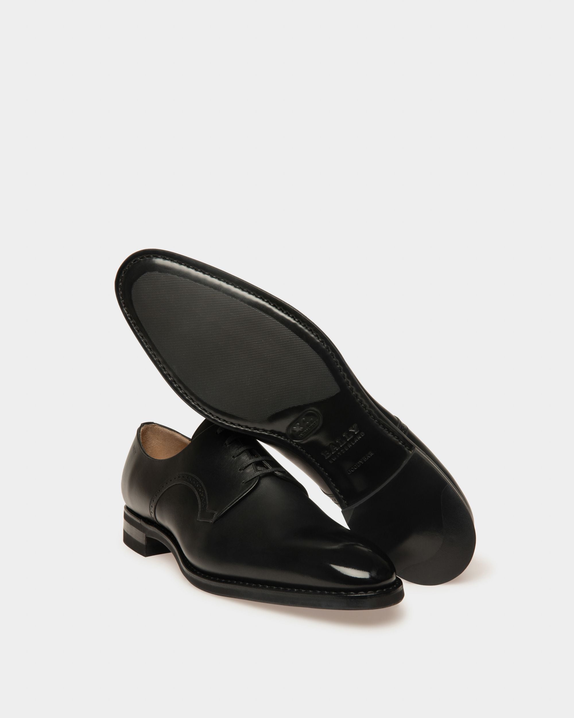 Scrivani Derbyschuhe Aus Schwarzem Leder - Herren - Bally - 03