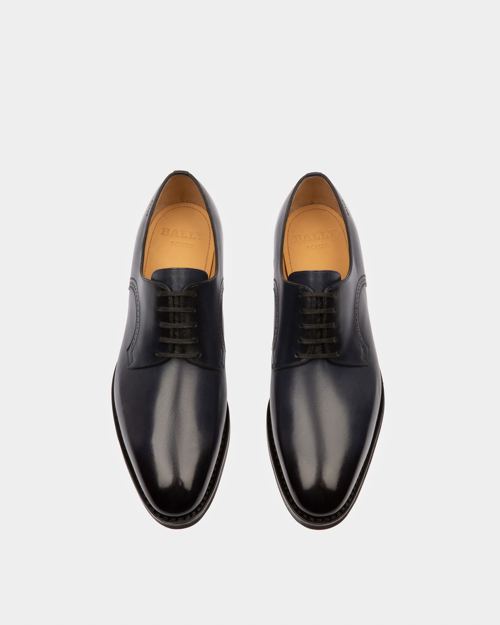 Scrivani Derbyschuhe Aus Marineblauem Leder - Herren - Bally - 02