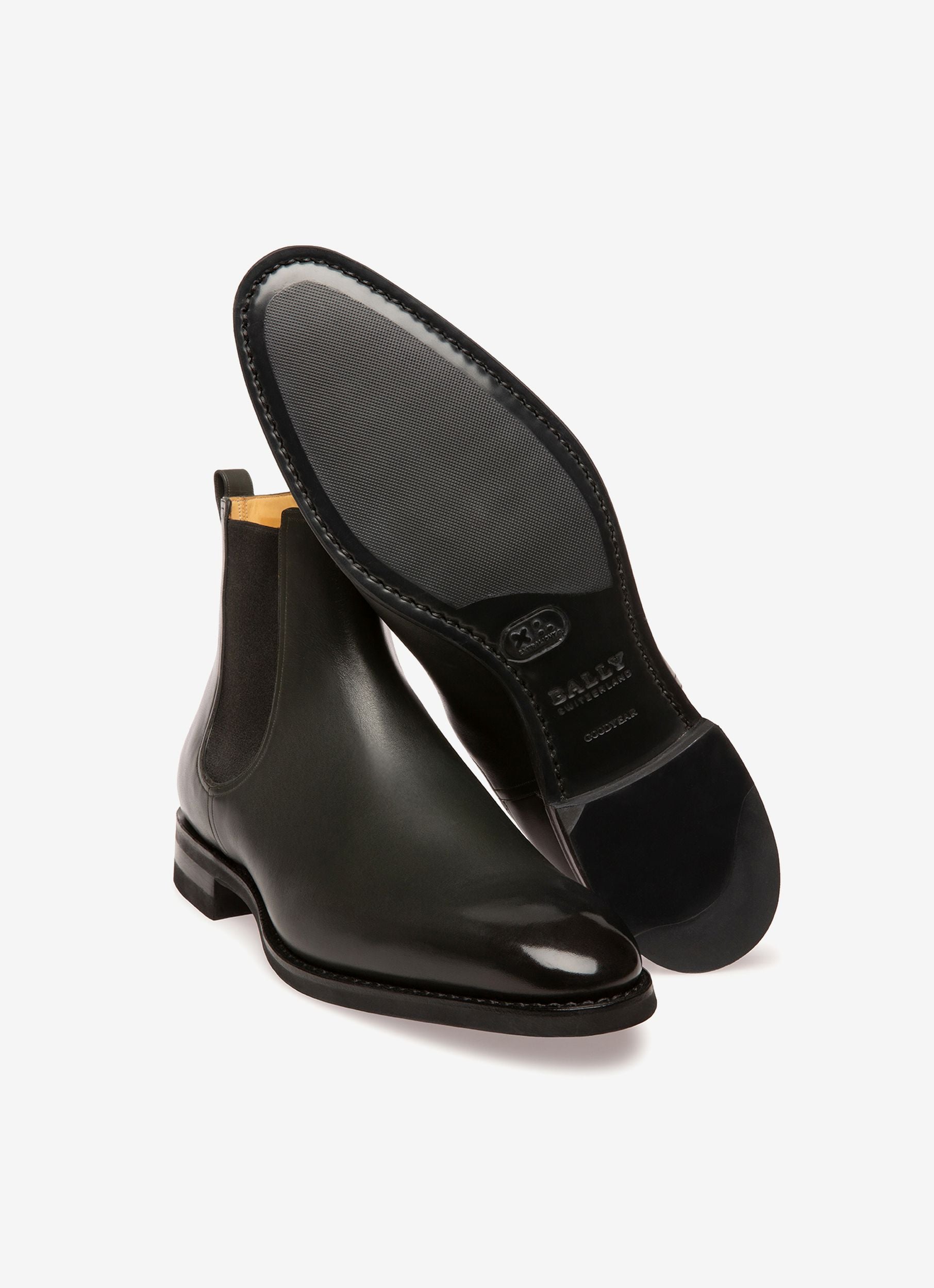 Scavone Lederstiefel In Dunkelgrau - Herren - Bally - 03