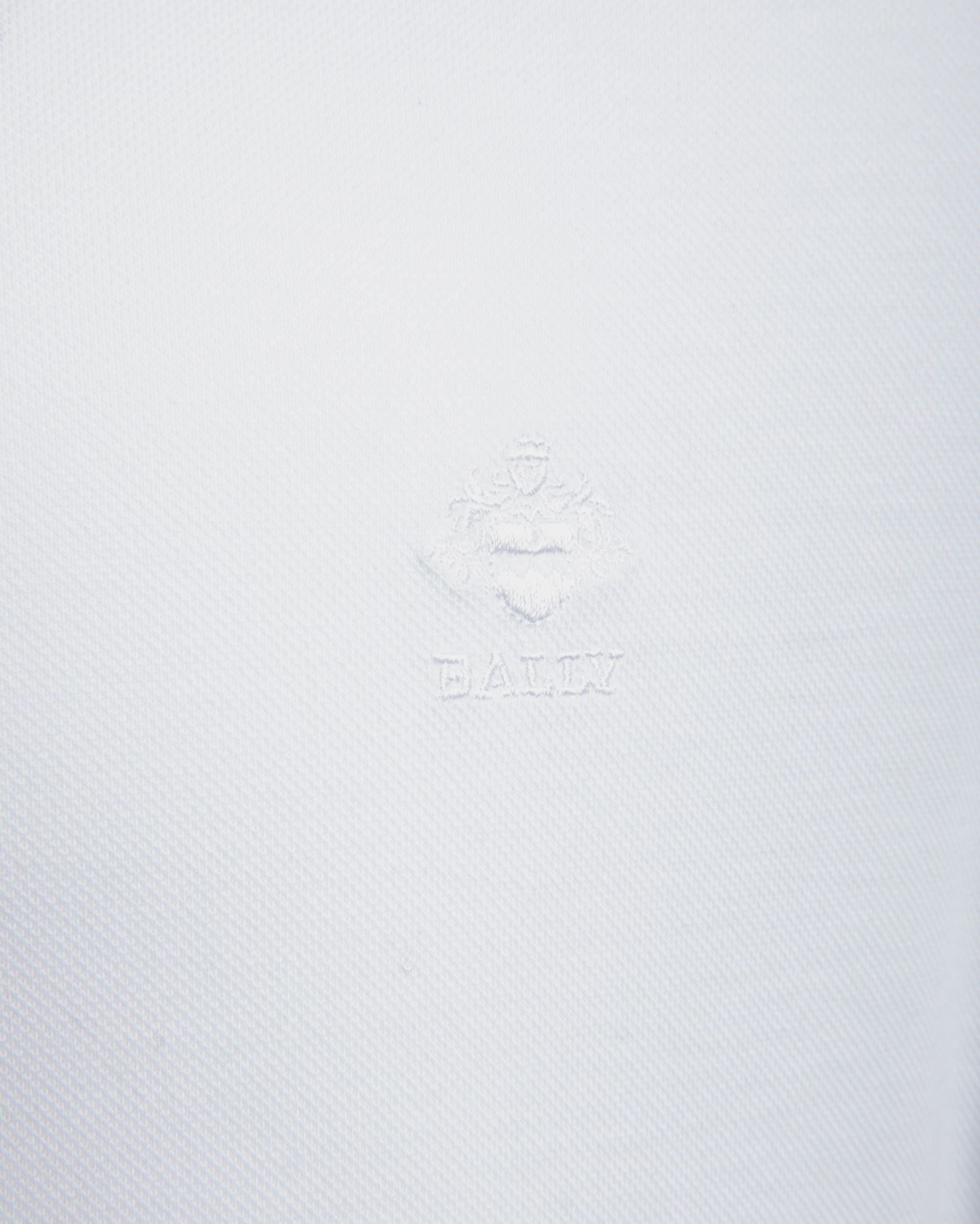 T-Shirt-Polo In White Cotton - Herren - Bally - 02