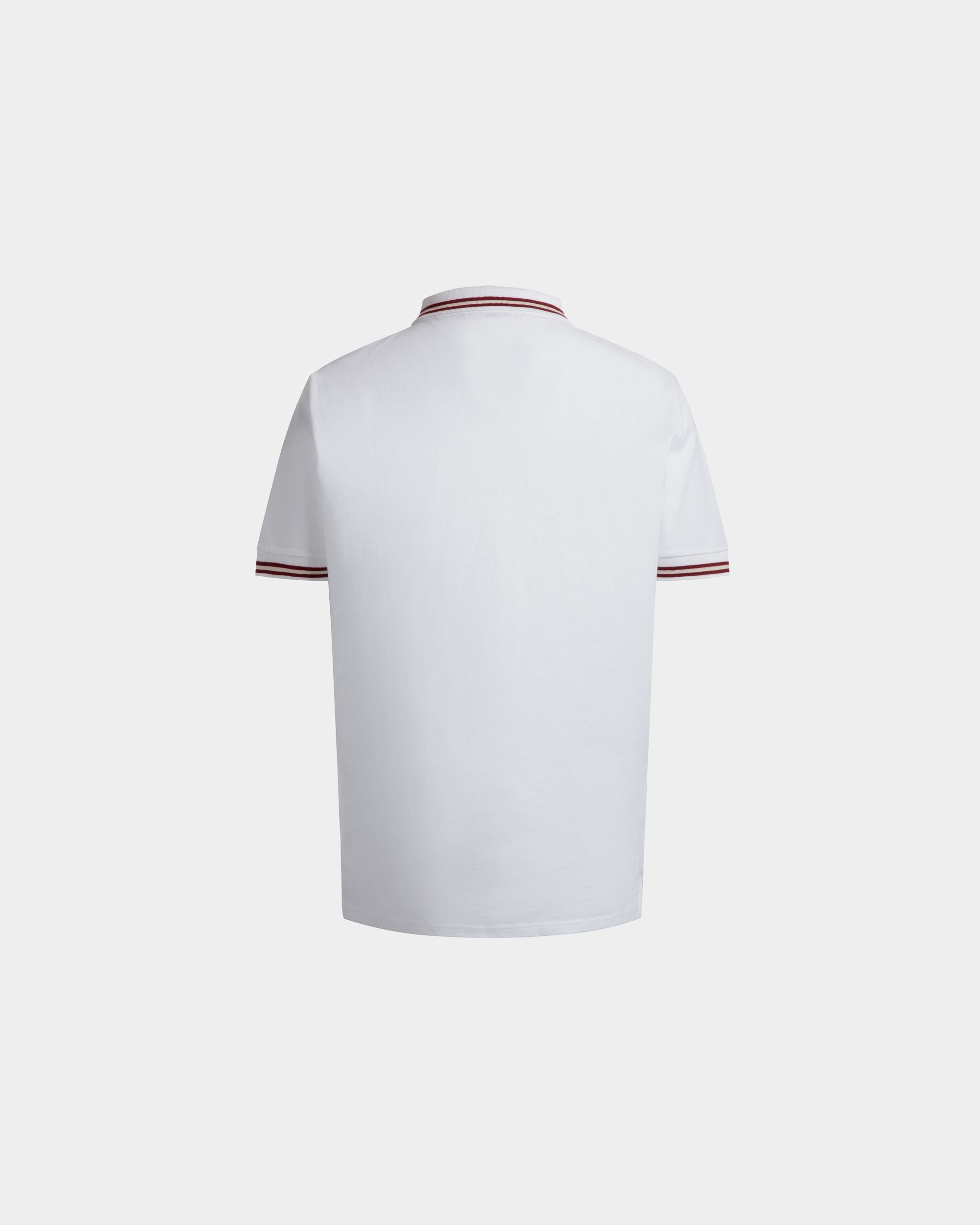 T-Shirt-Polo In White Cotton - Herren - Bally - 03