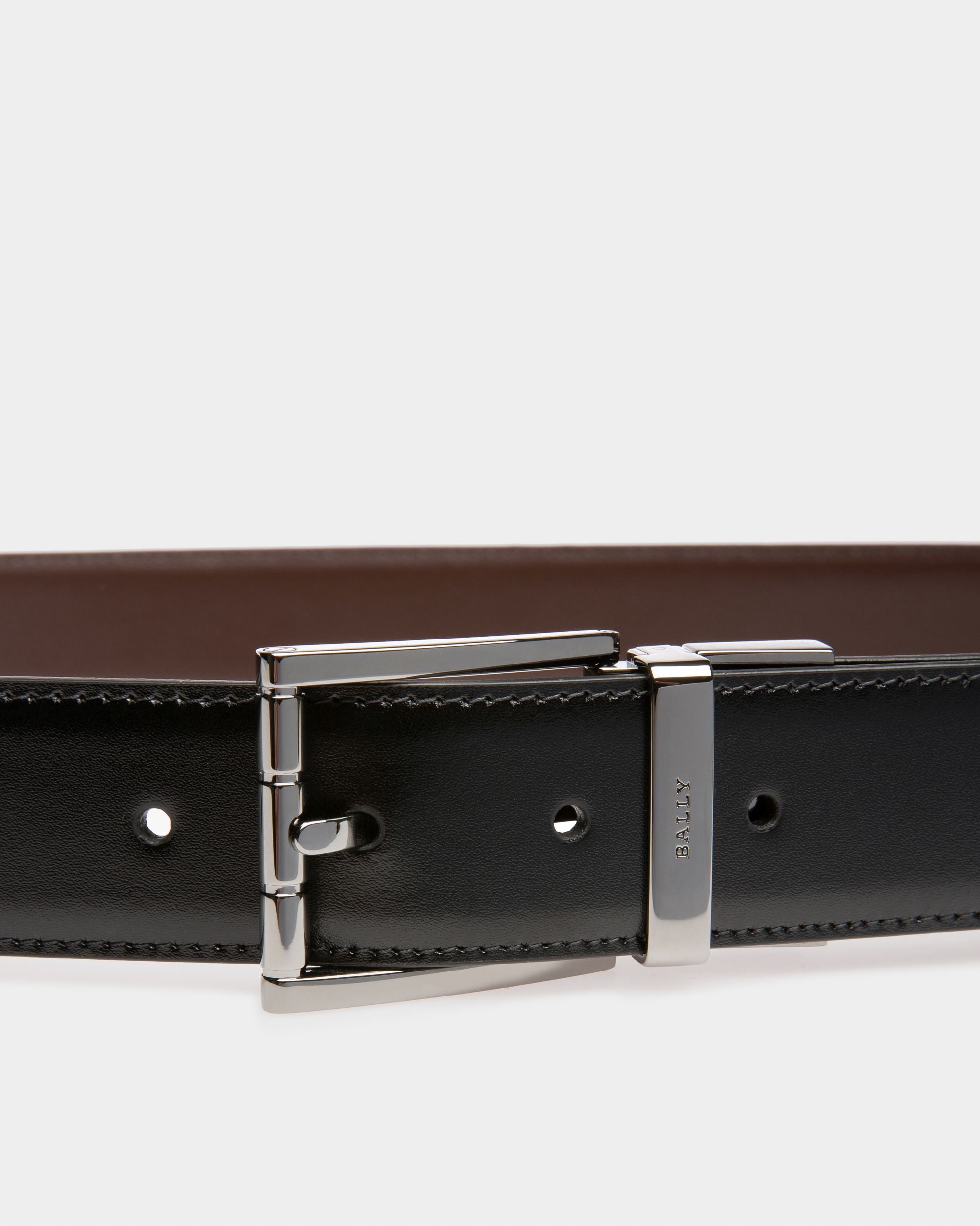 Astor Ledergürtel 35 mm In Schwarz - Herren - Bally - 03