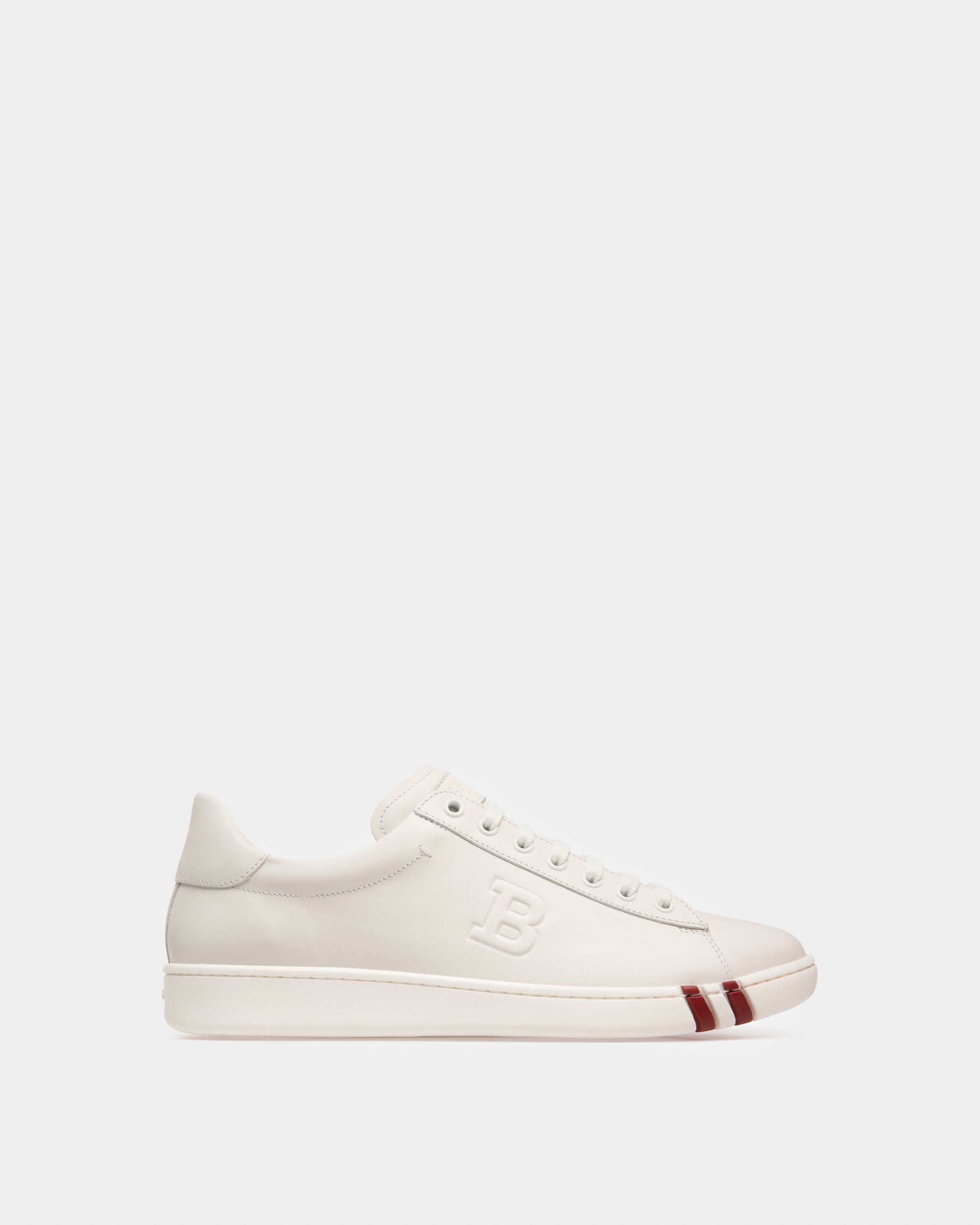 Wivian Sneaker Aus Weissem Leder - Damen - Bally - 01