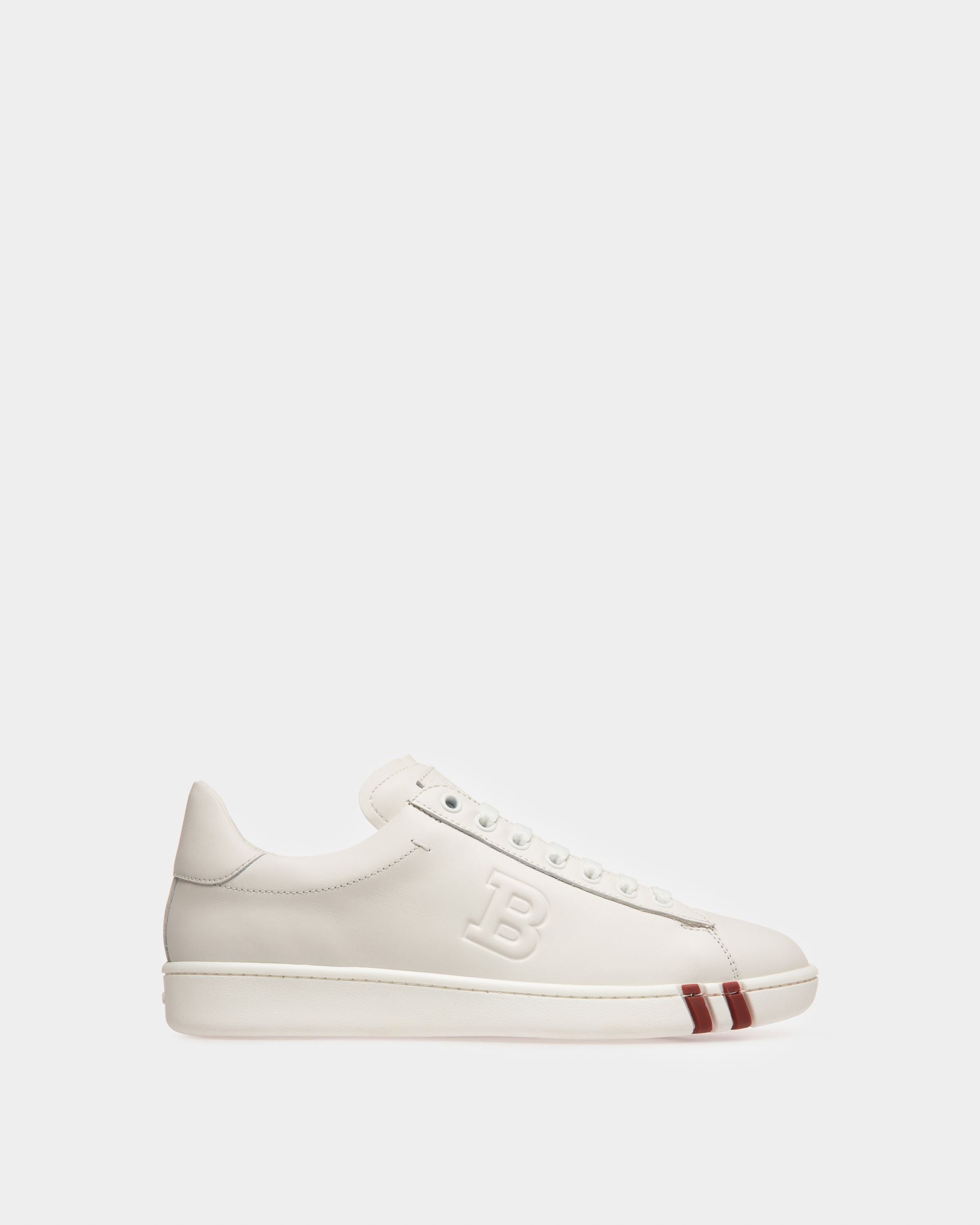 Wivian Sneaker Aus Weissem Leder - Damen - Bally - 01