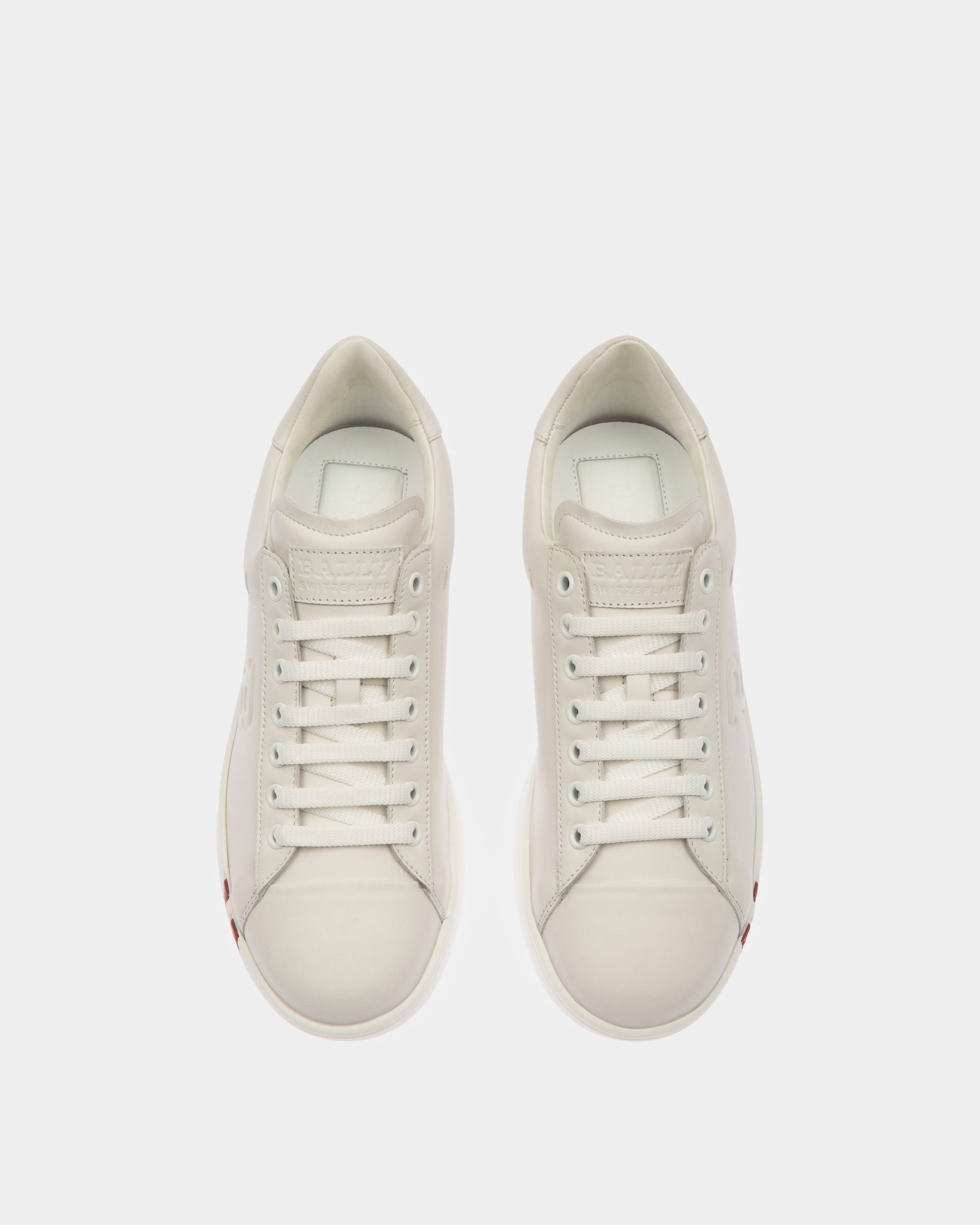 Wivian Sneaker Aus Weissem Leder - Damen - Bally - 02