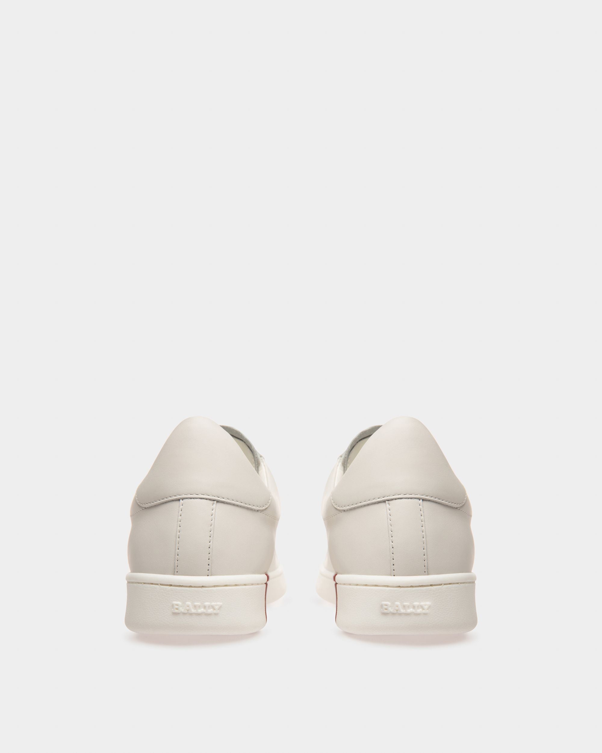 Wivian Sneaker Aus Weissem Leder - Damen - Bally - 04