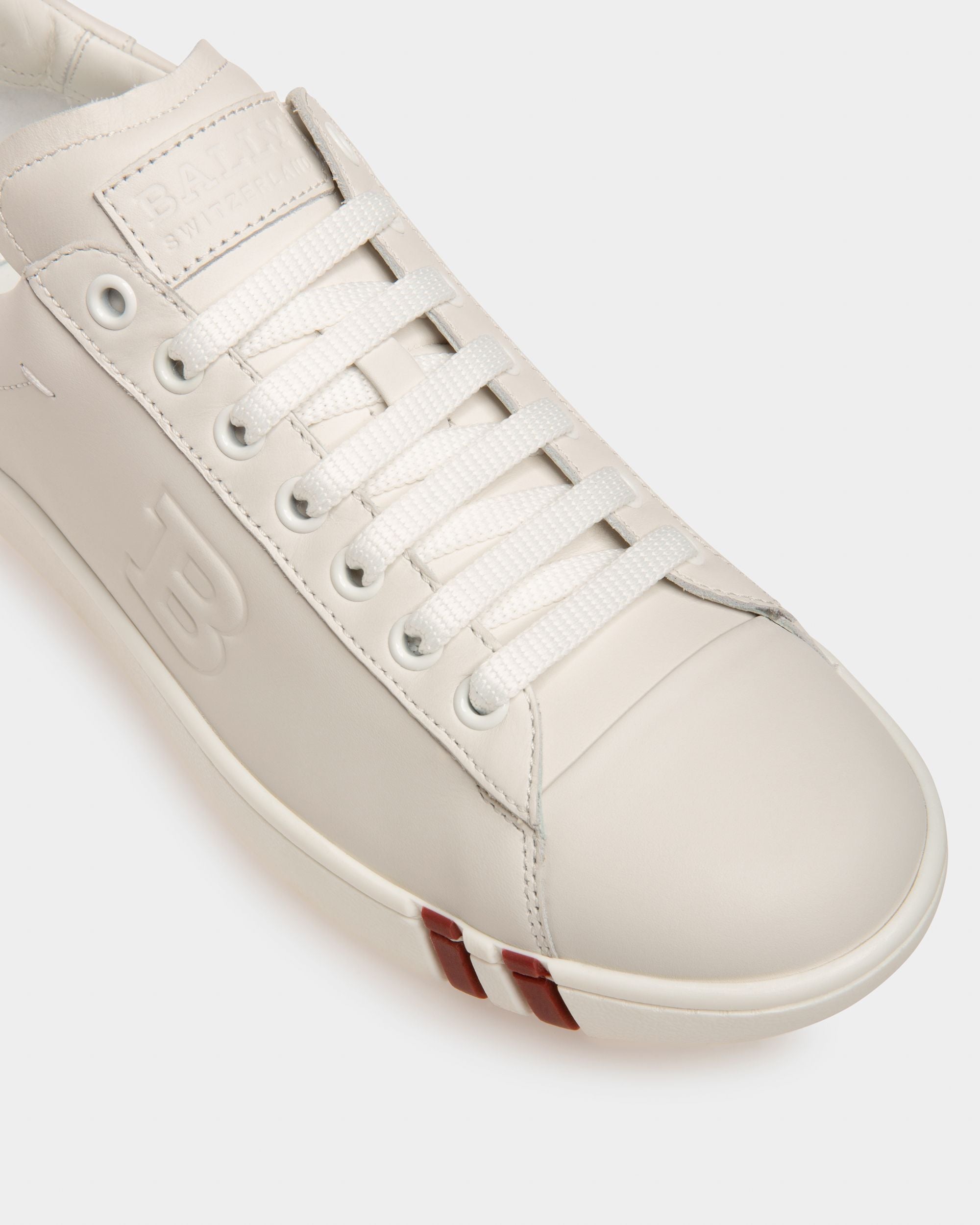 Wivian Sneaker Aus Weissem Leder - Damen - Bally - 06