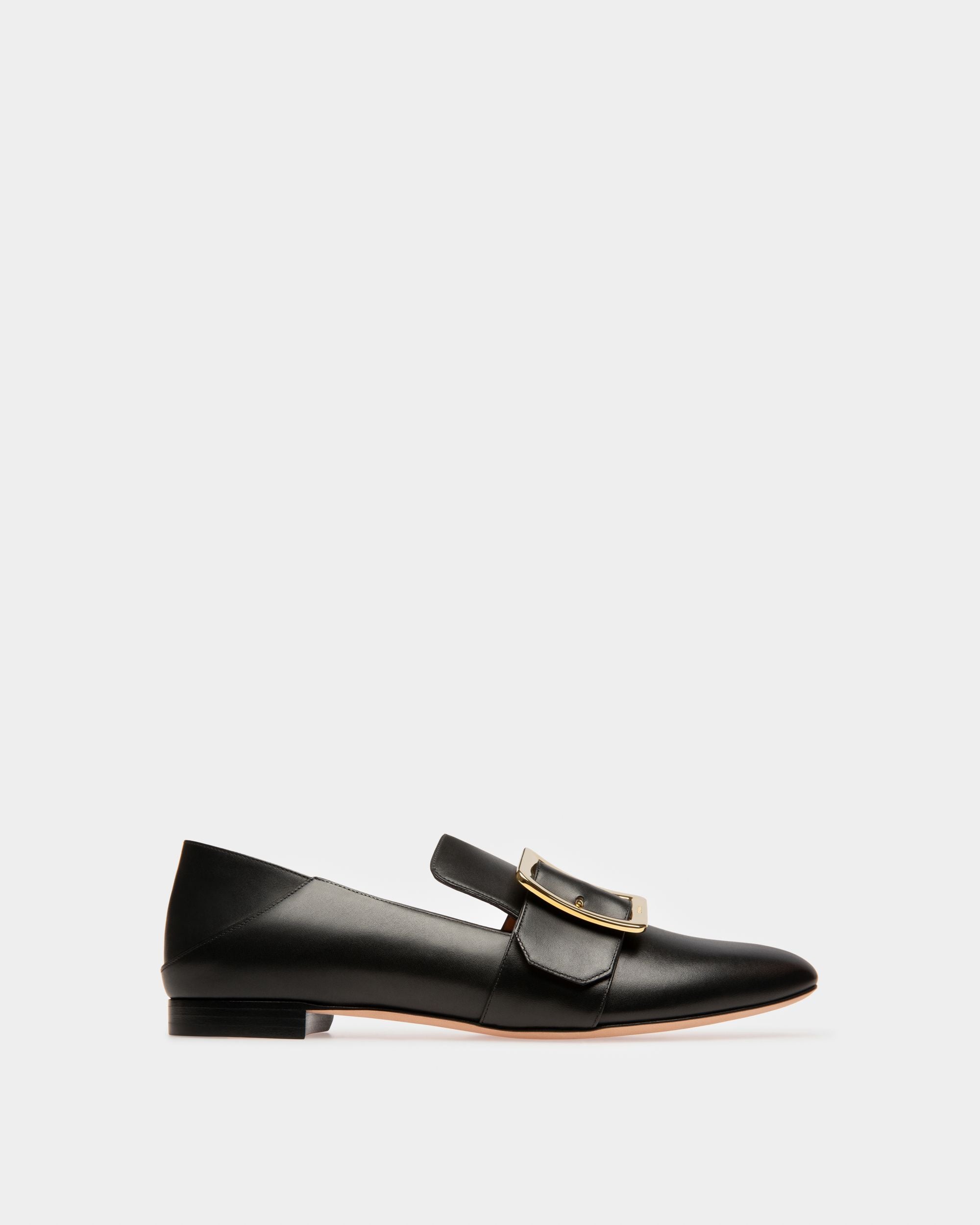 Janelle Damenslipper Aus Schwarzem Kalbsleder - Damen - Bally - 01