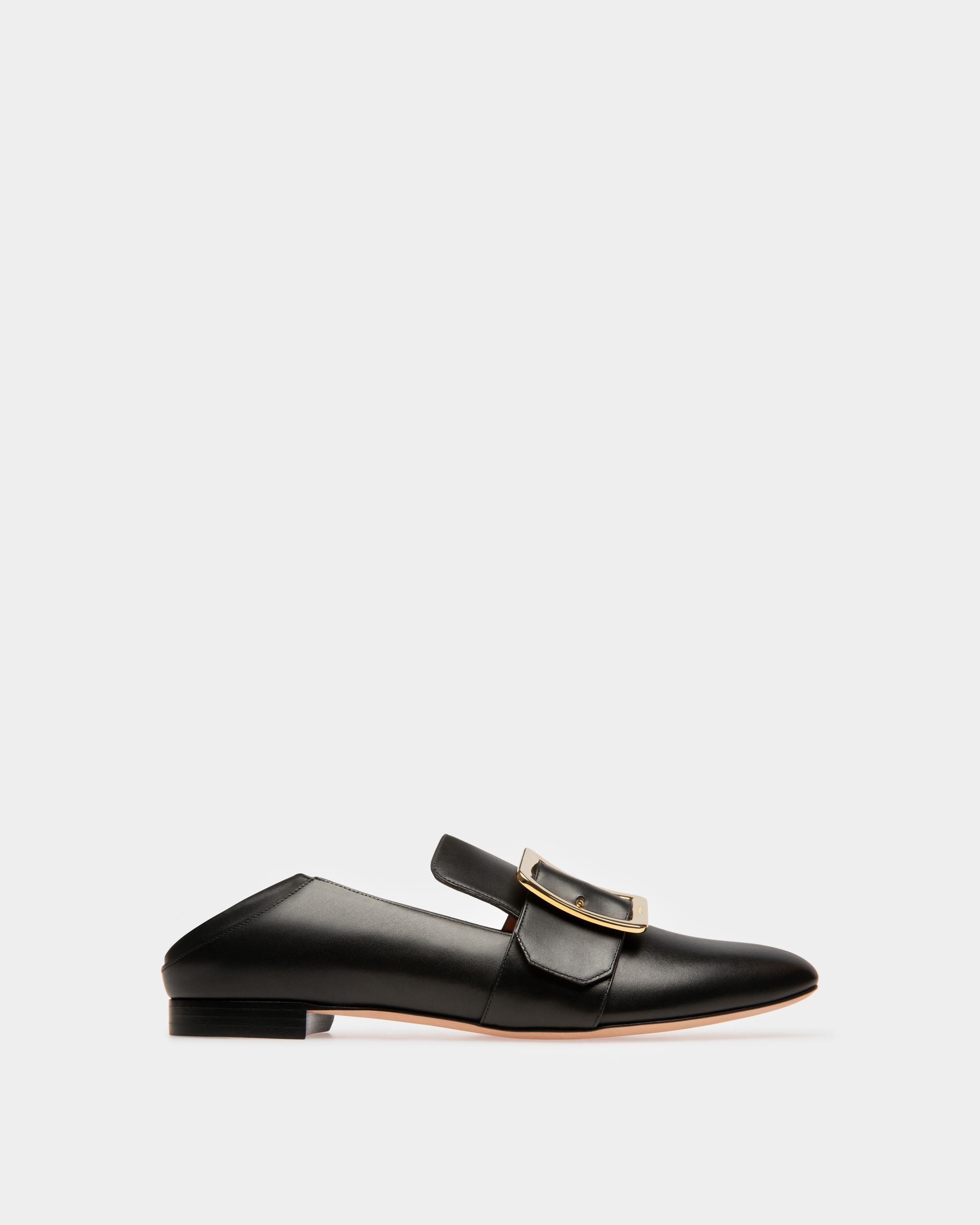 Janelle Damenslipper Aus Schwarzem Kalbsleder - Damen - Bally - 04