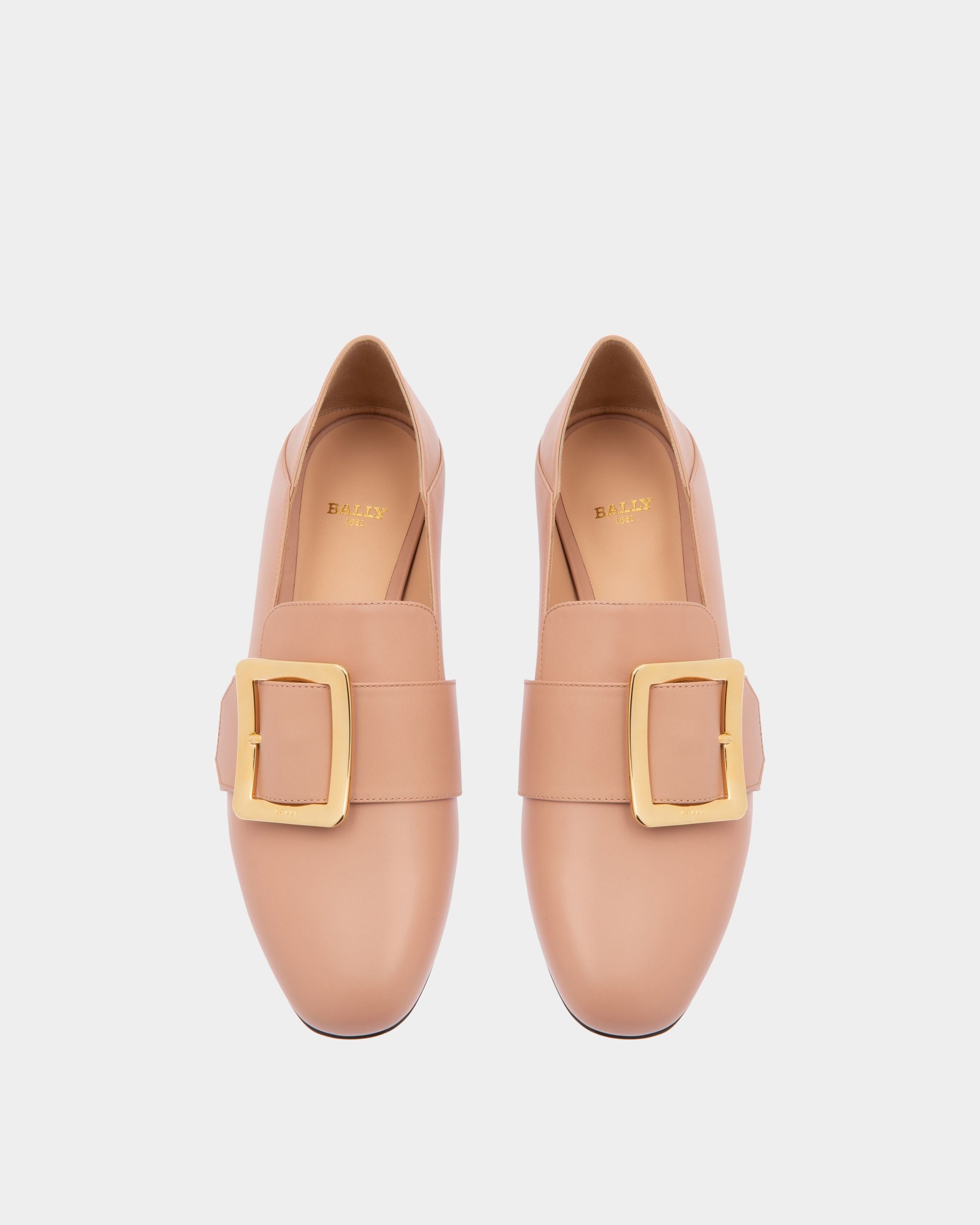 Janelle Loafer Aus Rosafarbenem Leder - Damen - Bally - 02