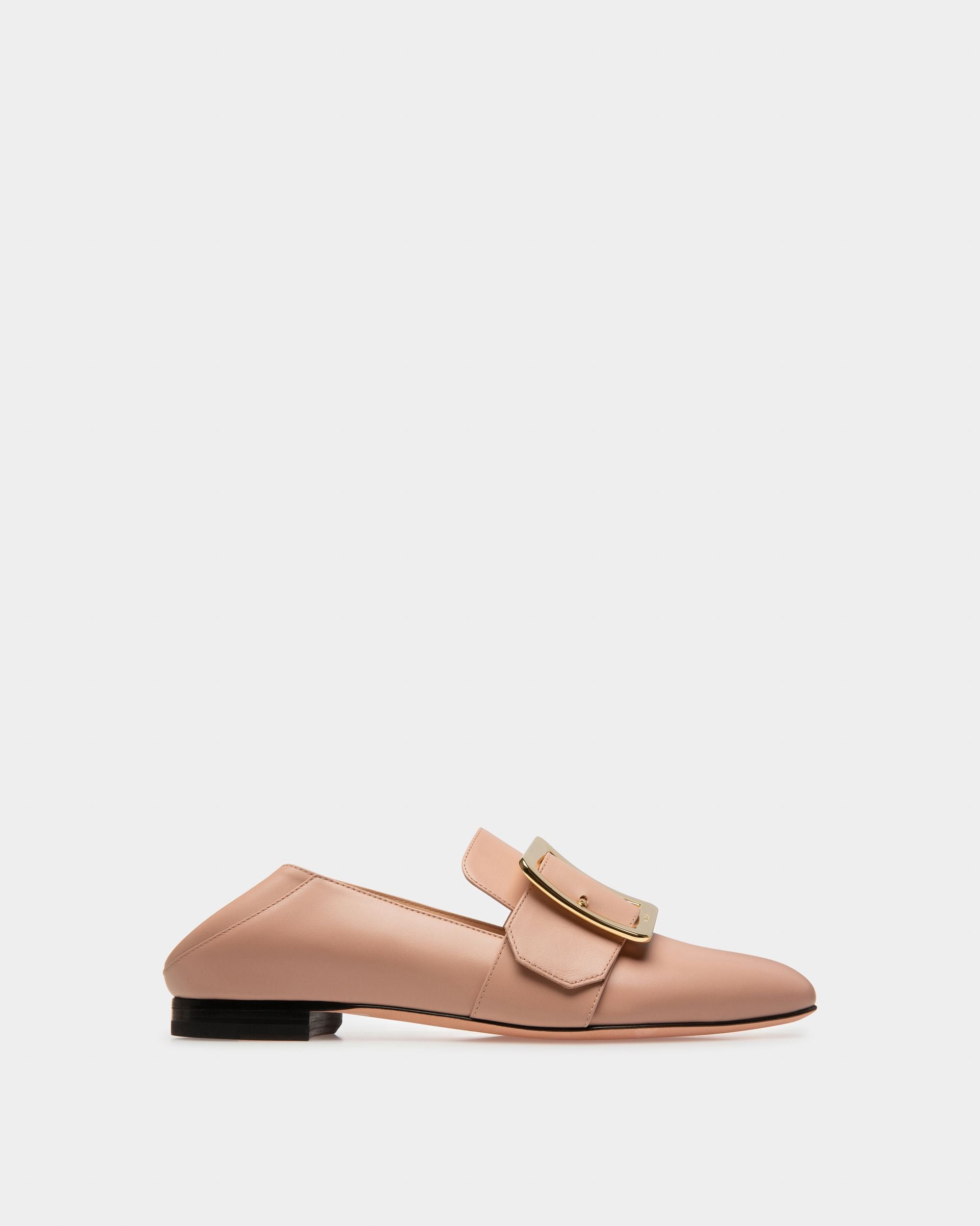 Janelle Loafer Aus Rosafarbenem Leder - Damen - Bally - 05