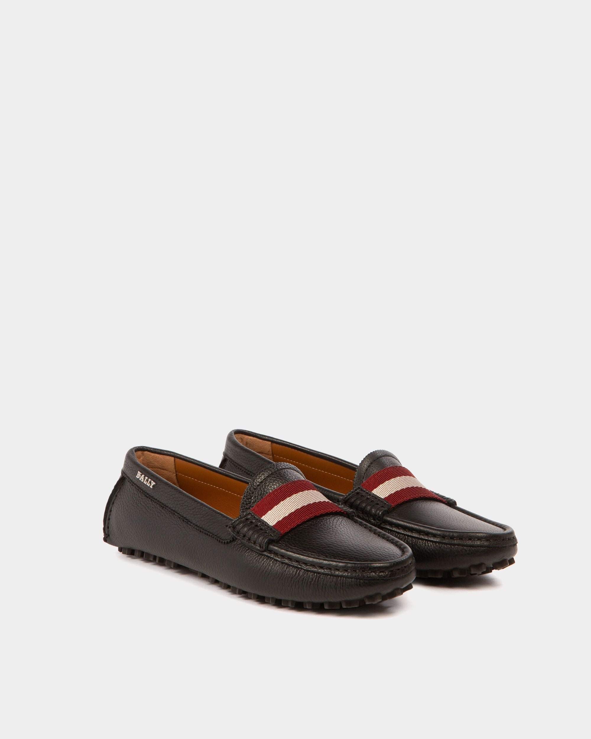 Ladyes Driver-Schuhe Aus Schwarzem Leder - Damen - Bally - 03