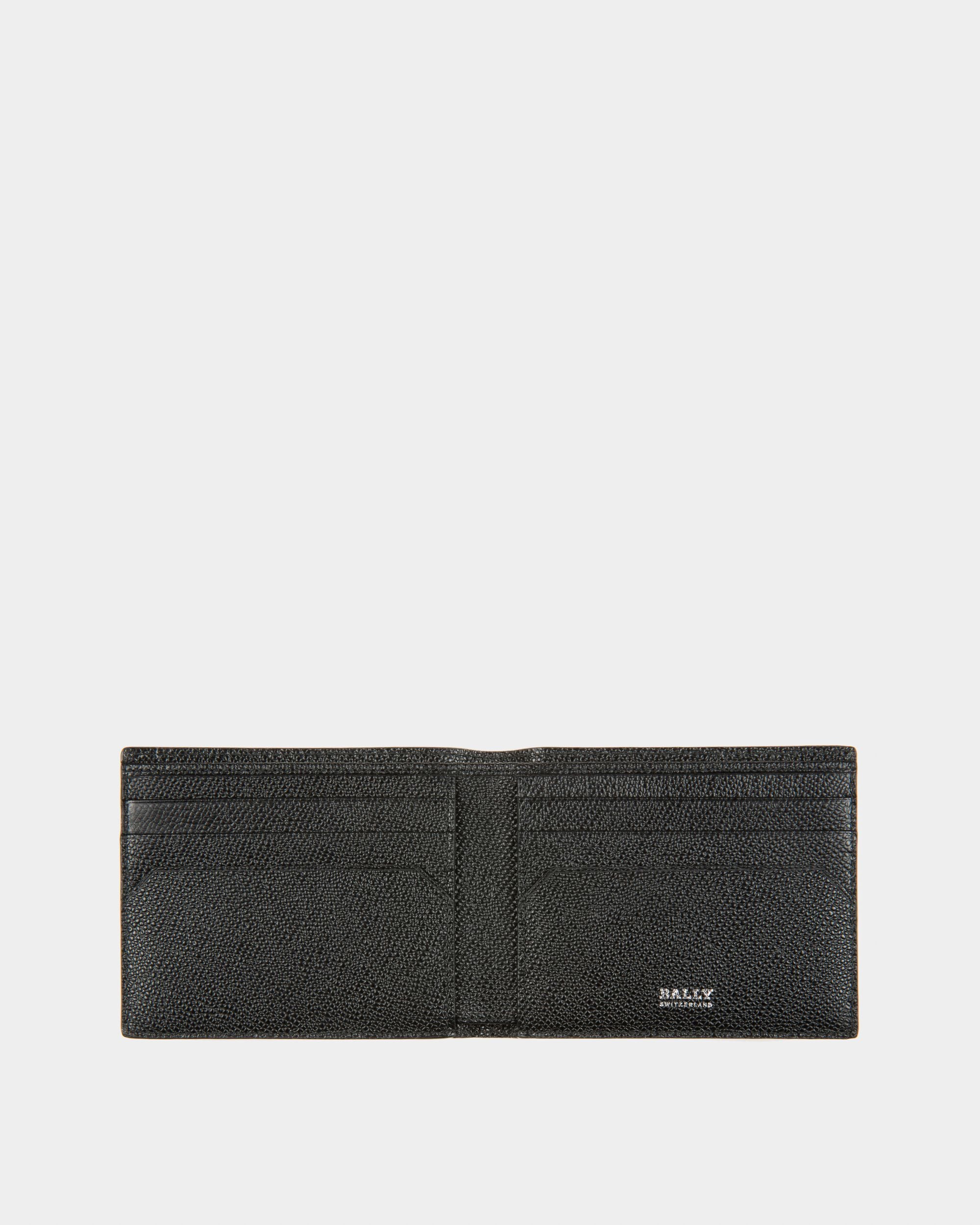 Lettering Geldbörse Aus Geprägtem Leder In Schwarz - Herren - Bally - 03