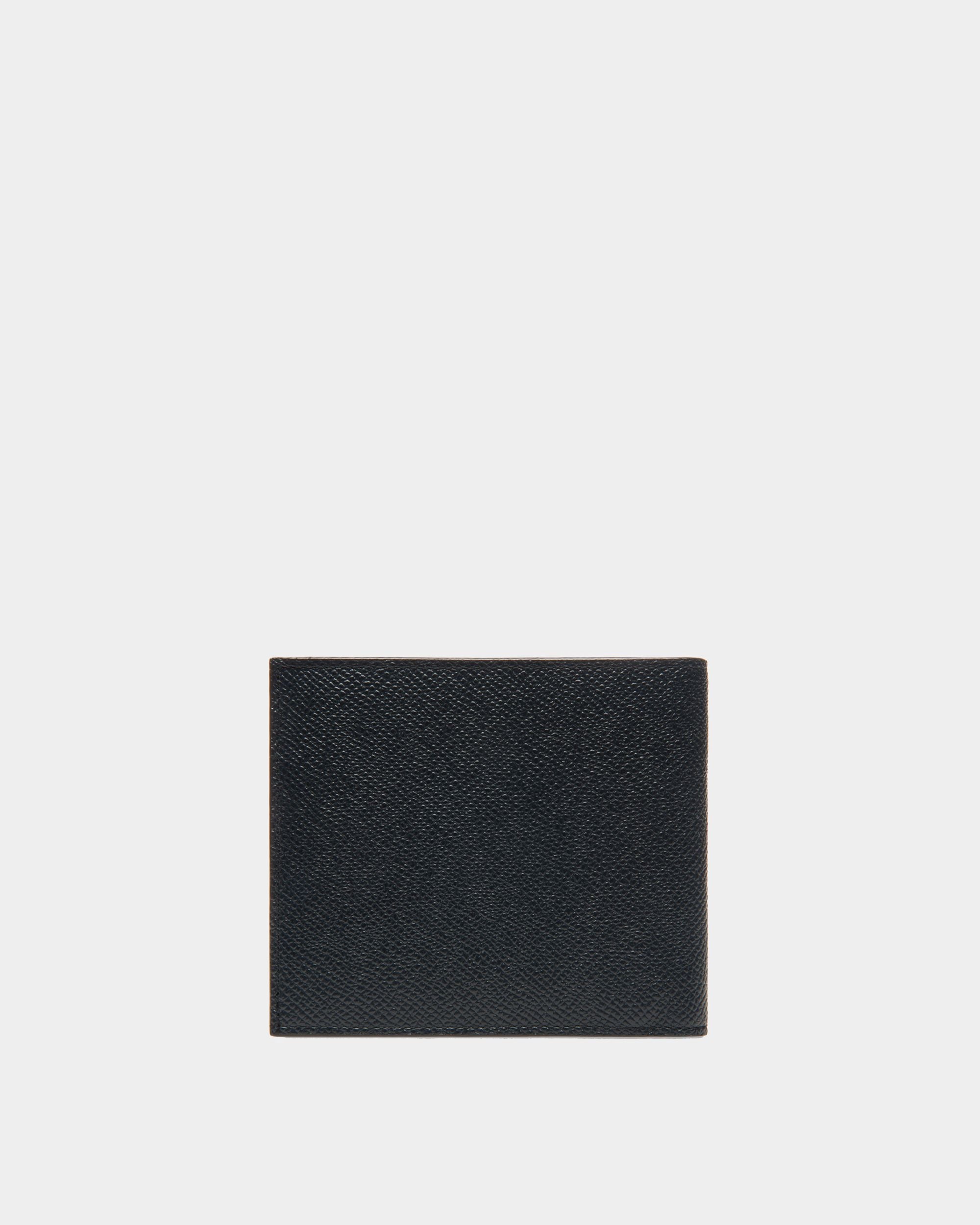 Geldbörse aus blauem Leder mit Schriftzug - Herren - Bally - 02