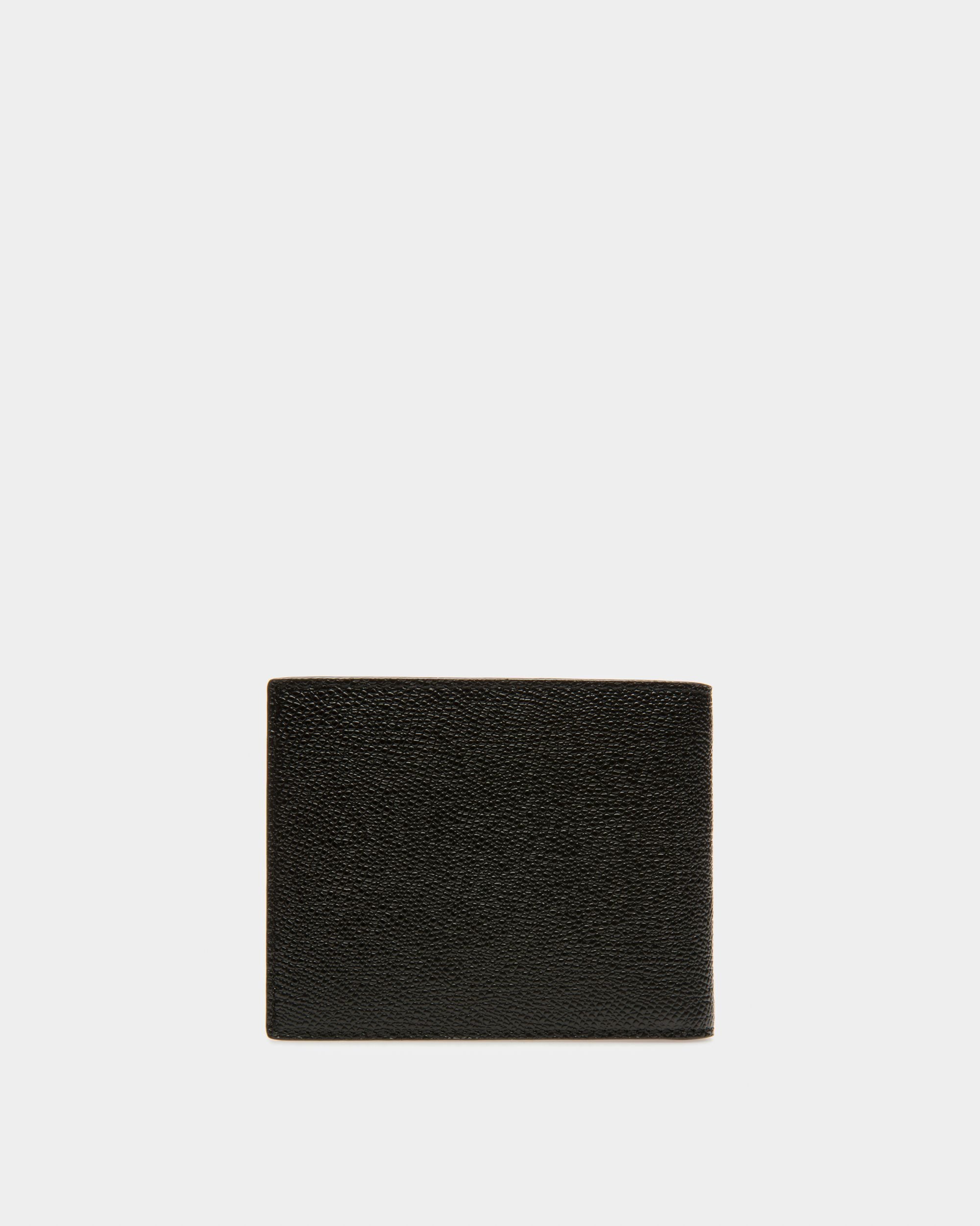 Geldbörse mit Schriftzug aus schwarzem Leder - Herren - Bally - 02