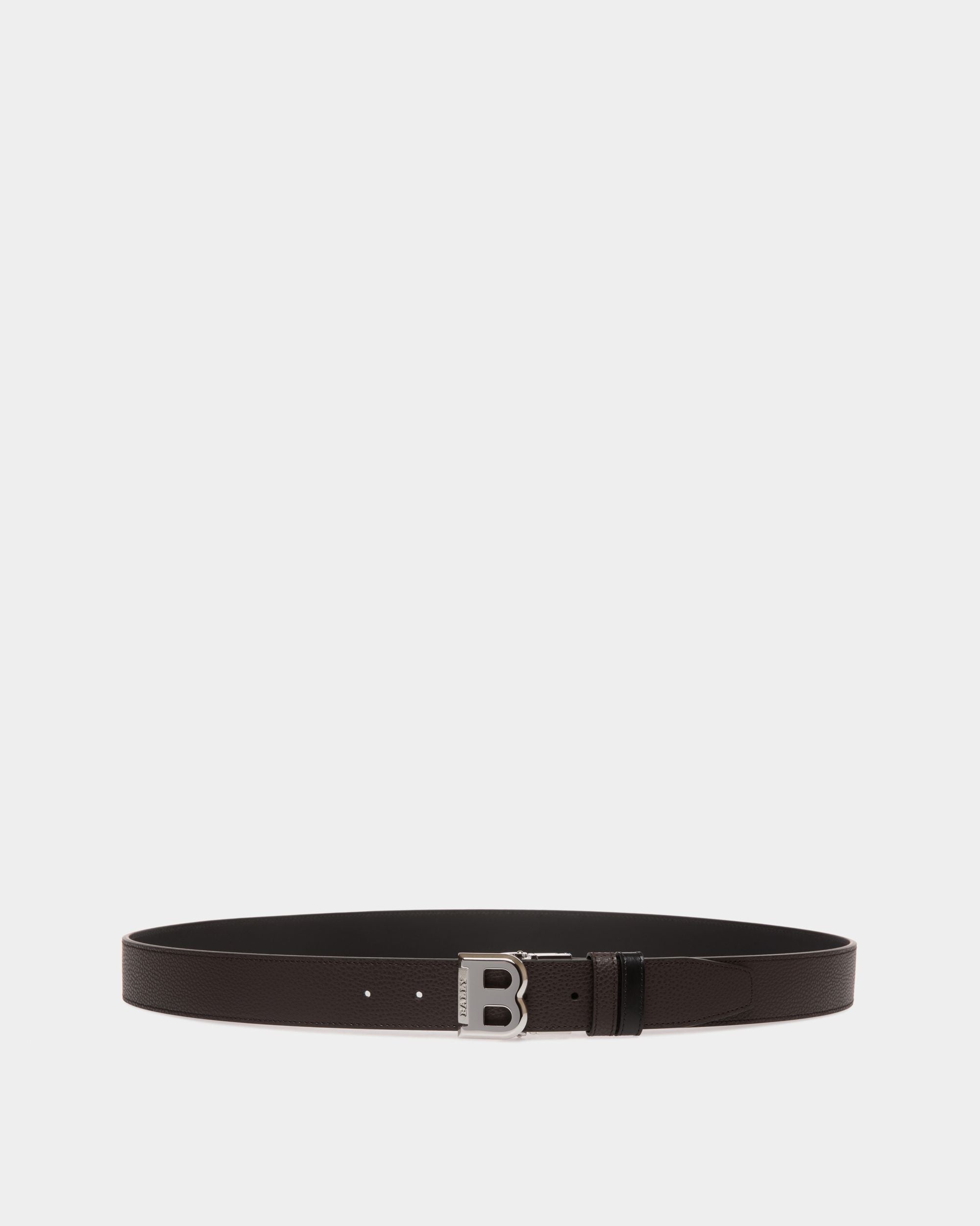 Adjustable-Reversible Belt In Brown Leather - Herren - Bally - 01
