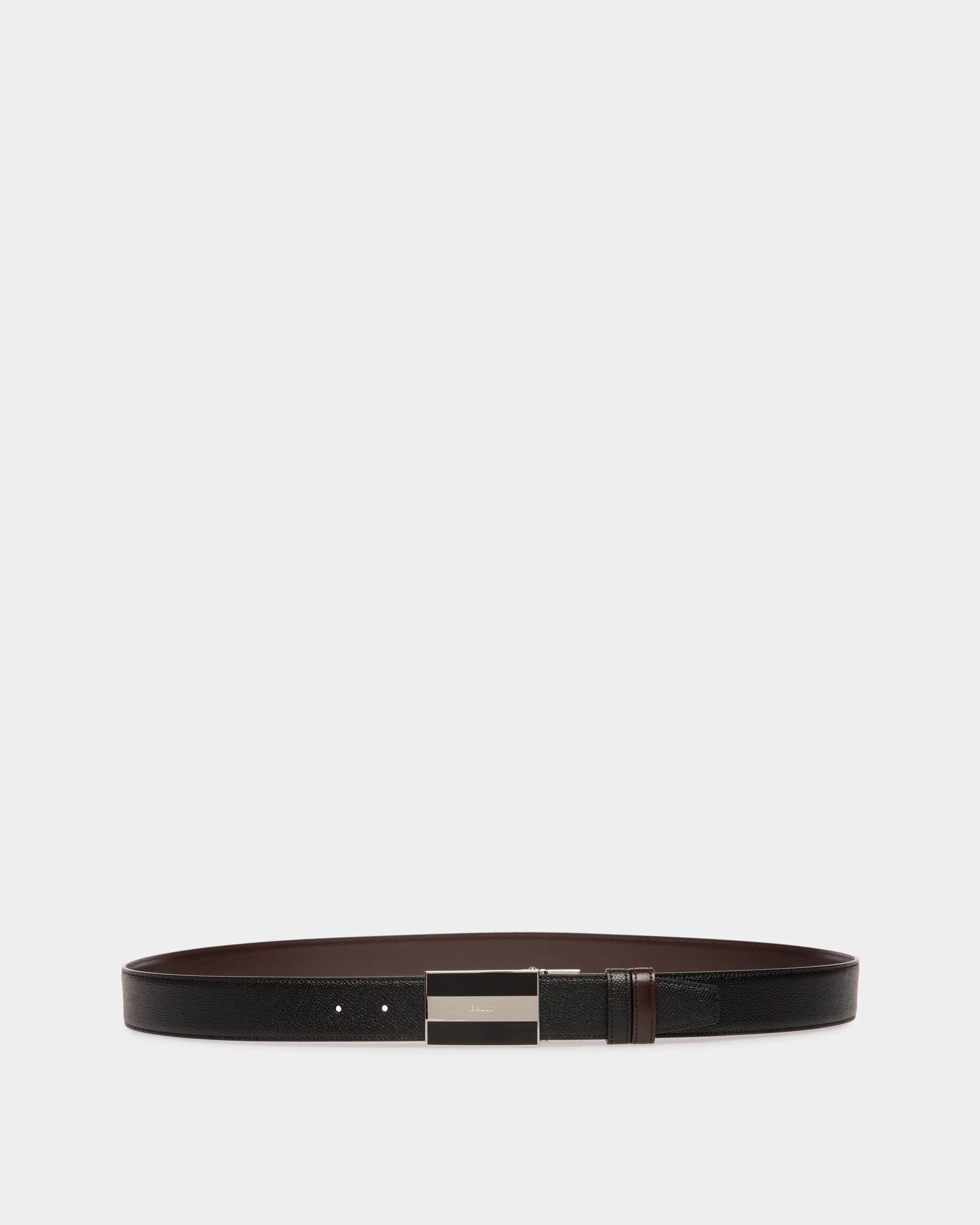 Bogart 35 Mm Breiter Gürtel Aus Leder In Schwarz Und Braun - Herren - Bally - 01