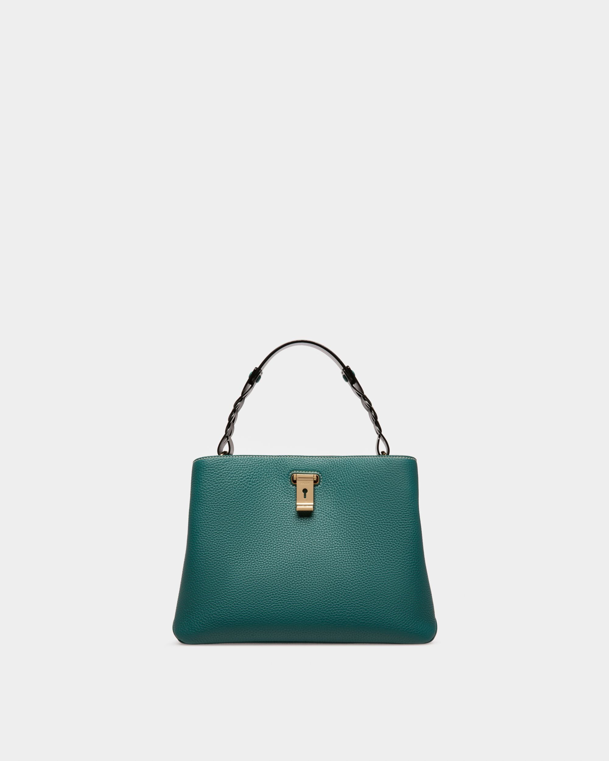 Lucyle Schultertasche Aus Dunkelgrünem Leder - Damen - Bally - 01