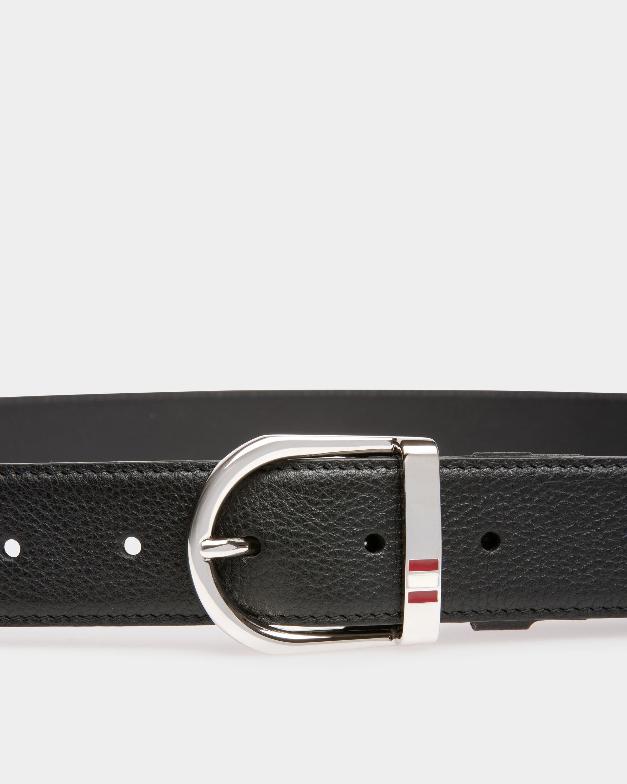 Darkon 35 Mm Breiter Gürtel Aus Schwarzem Leder - Herren - Bally - 03