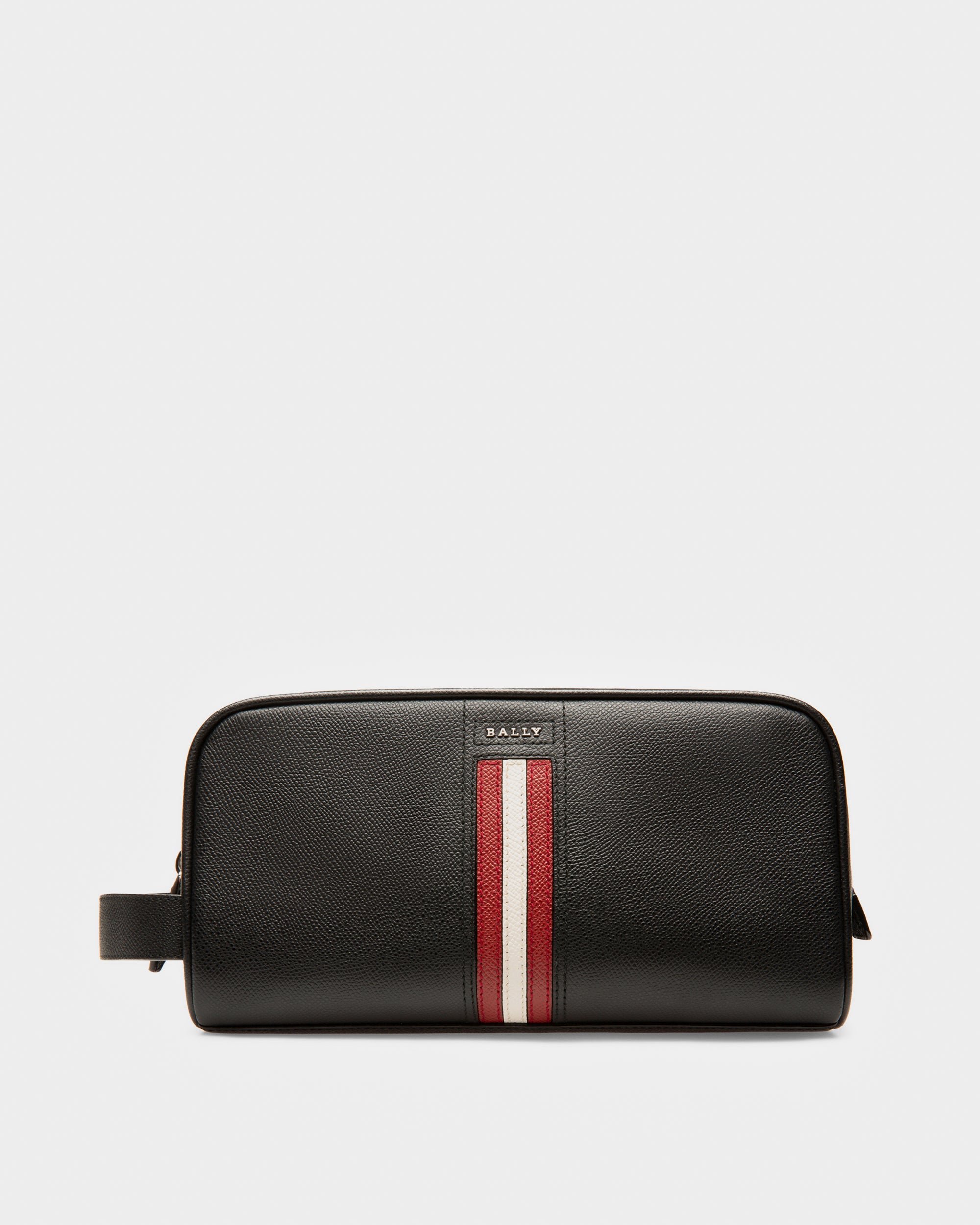 Takimo Kulturtasche Aus Schwarzem Leder - Herren - Bally - 01