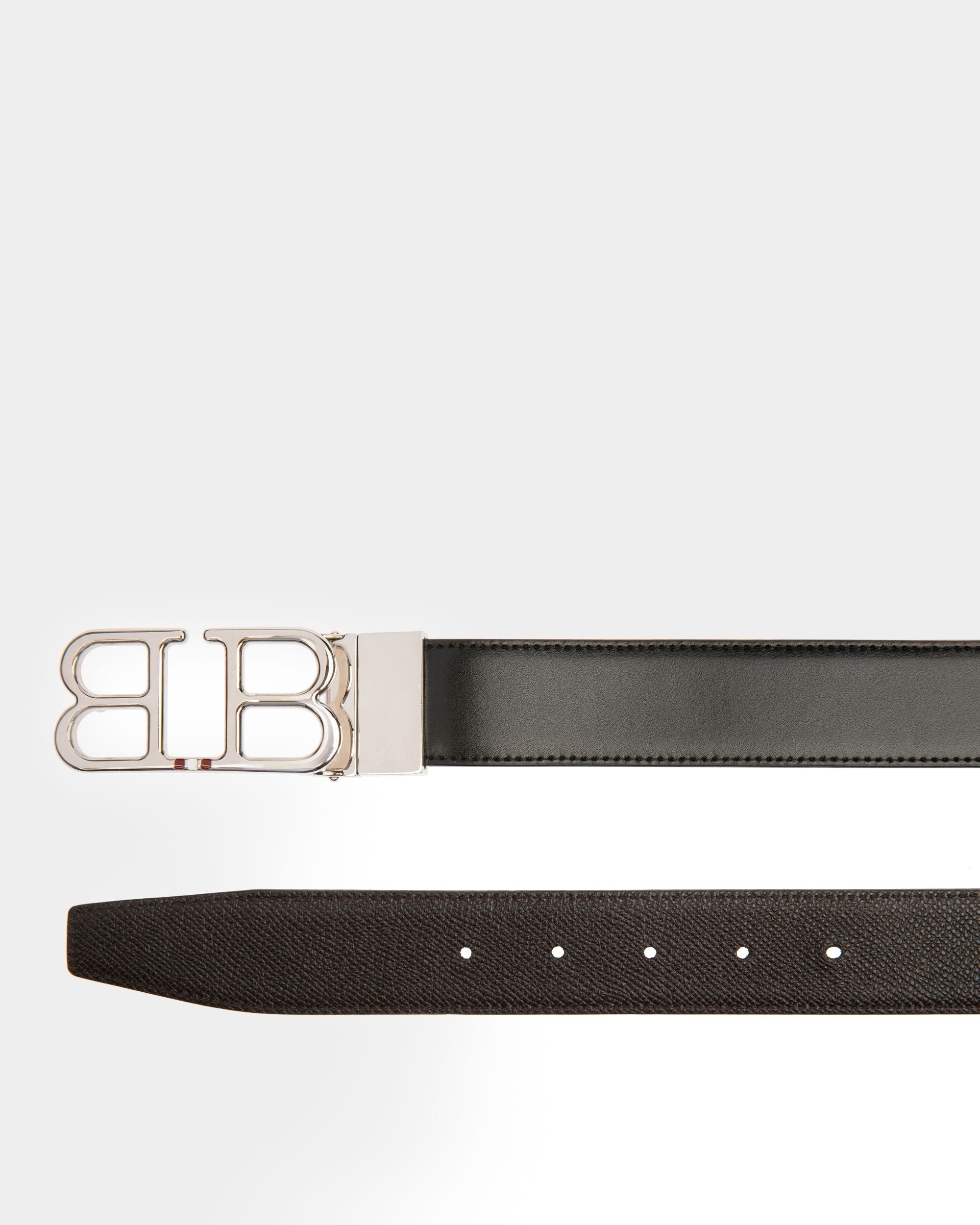 Britt 35 Mm Breiter Gürtel Aus Schwarzem Leder - Herren - Bally - 02