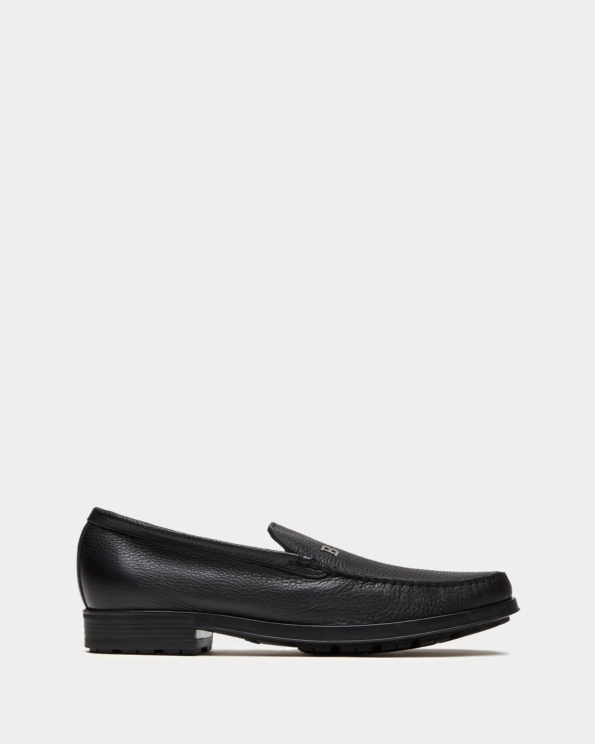 Men's Black Flat Shoes - Herren - Bally - 01