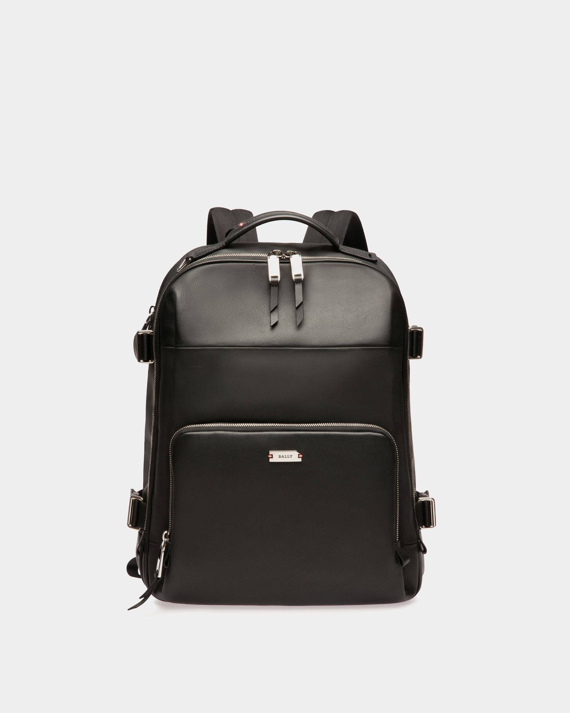 Veltan Rucksack Aus Beschichtetem Canvas Und Leder In Schwarz - Herren - Bally - 01