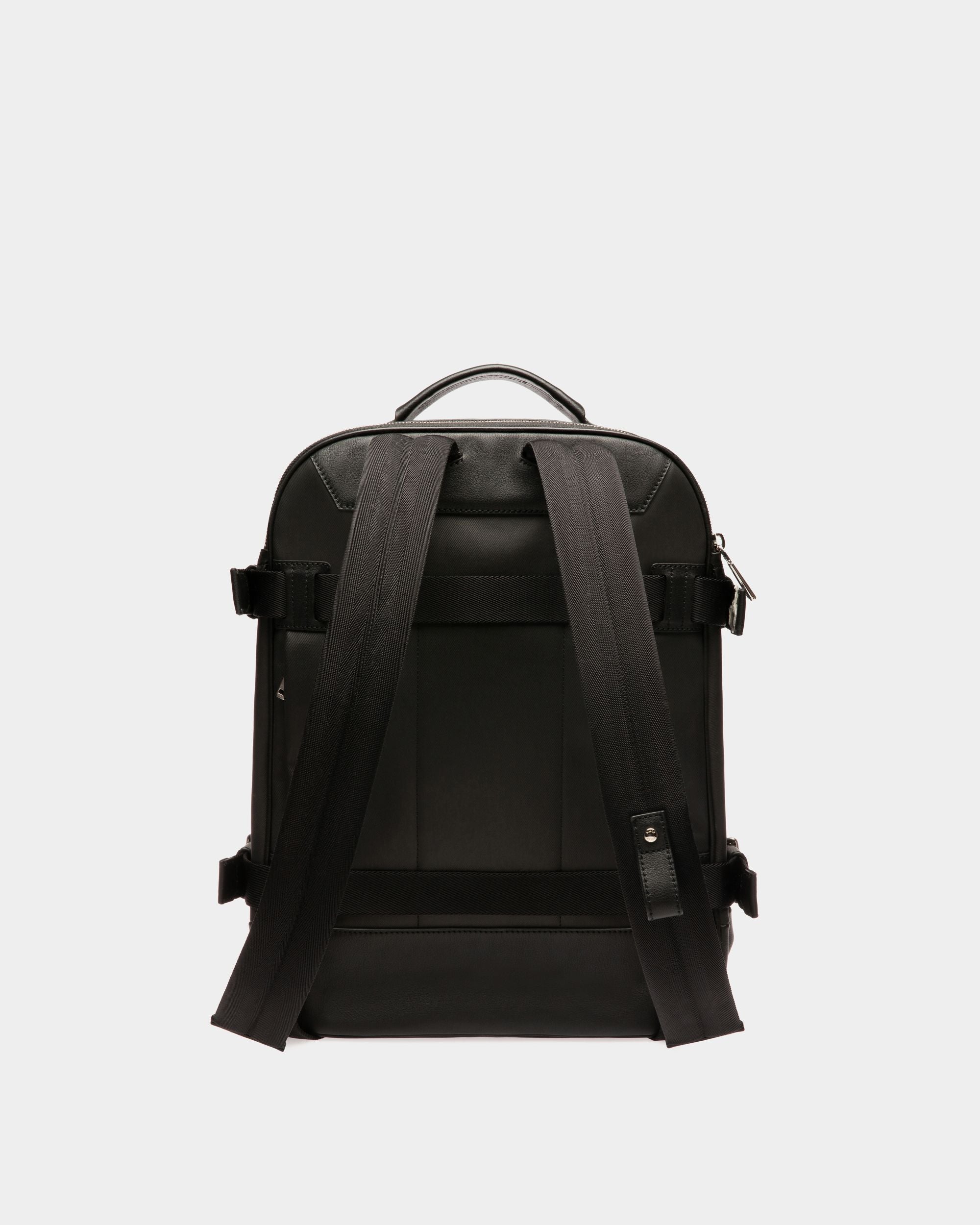 Veltan Rucksack Aus Beschichtetem Canvas Und Leder In Schwarz - Herren - Bally - 03
