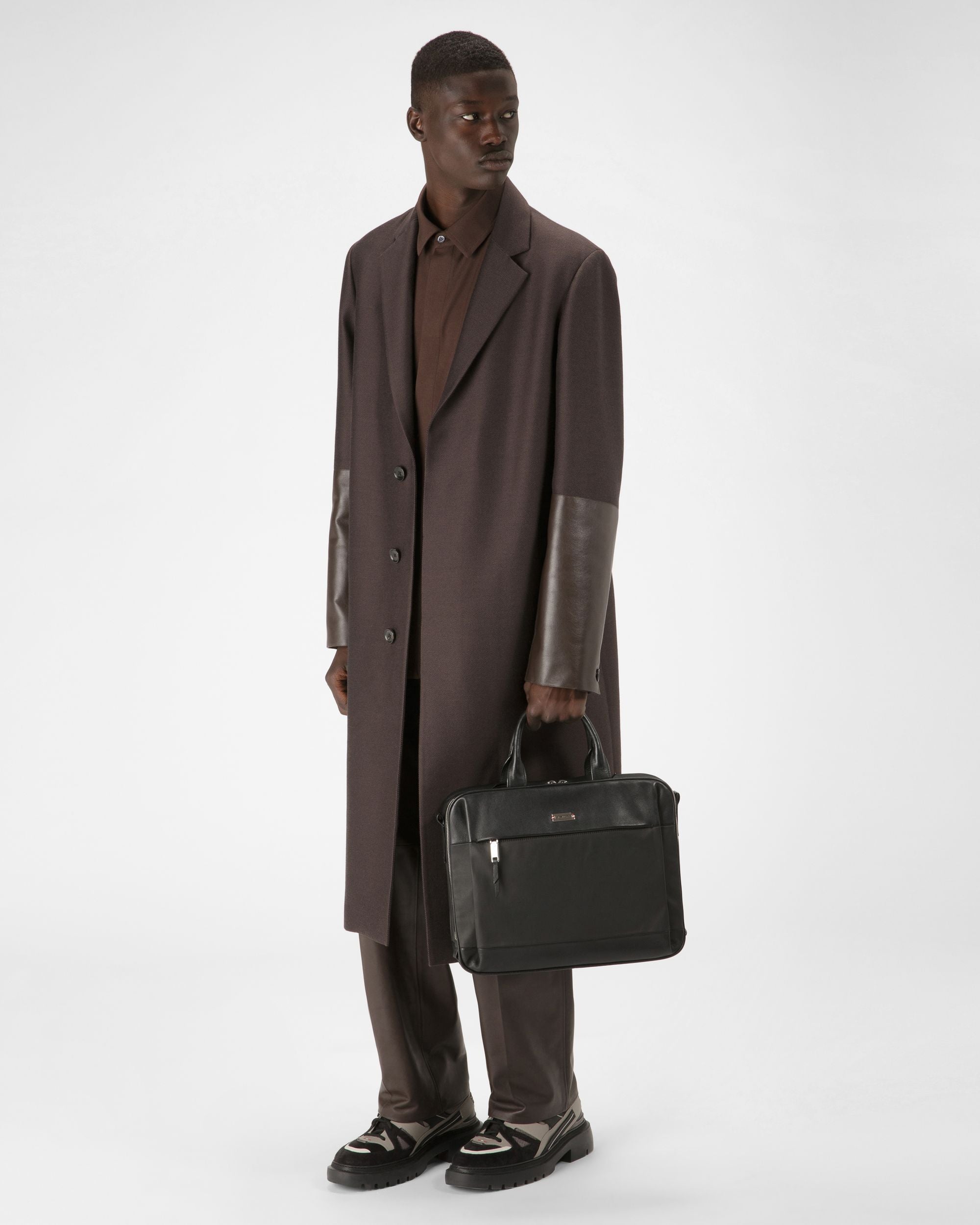 Vaud Business-Tasche Für Herren Aus Beschichtetem Canvas Und Leder In Schwarz - Herren - Bally - 02