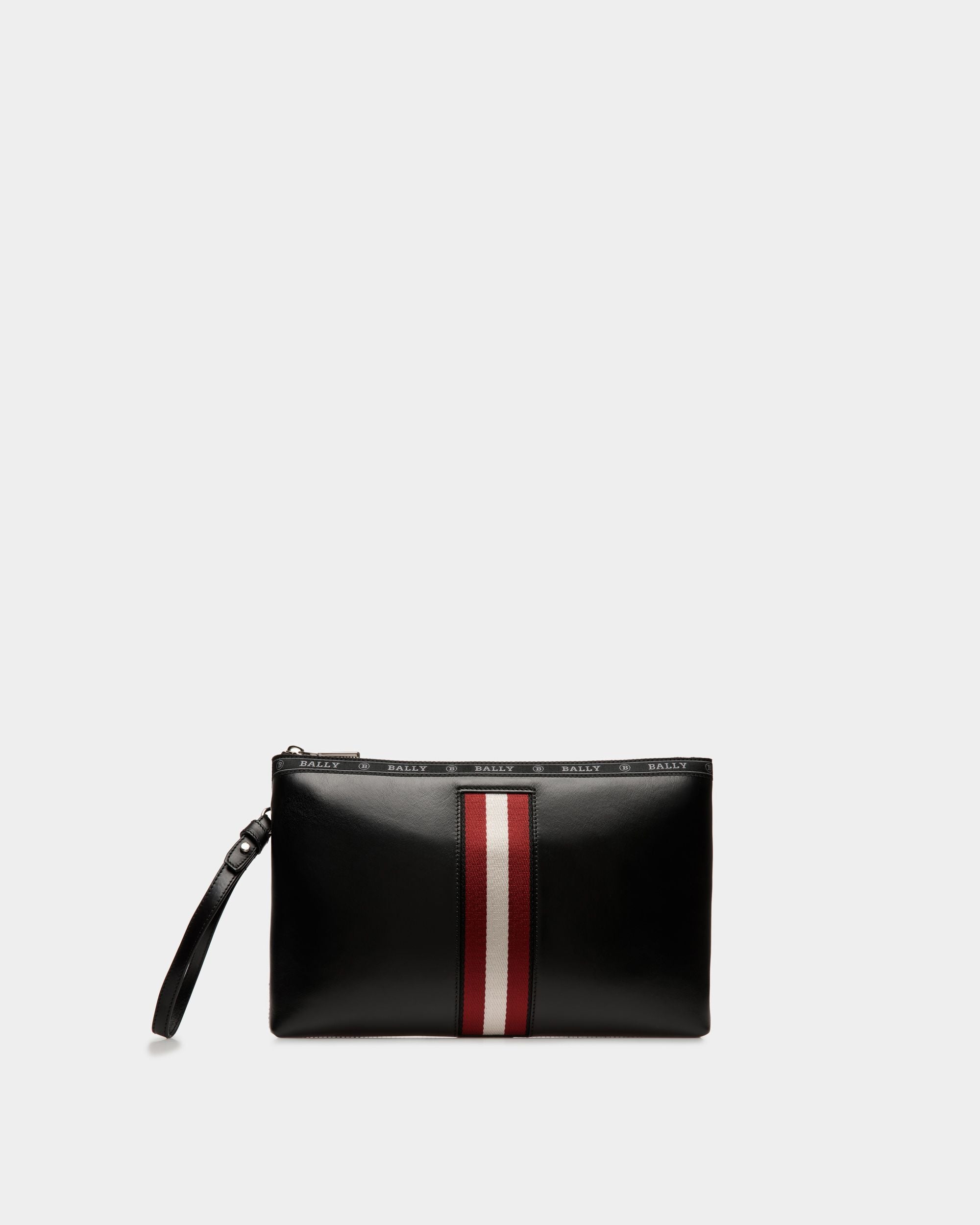 Hartland Clutch aus schwarzem Leder - Herren - Bally - 01