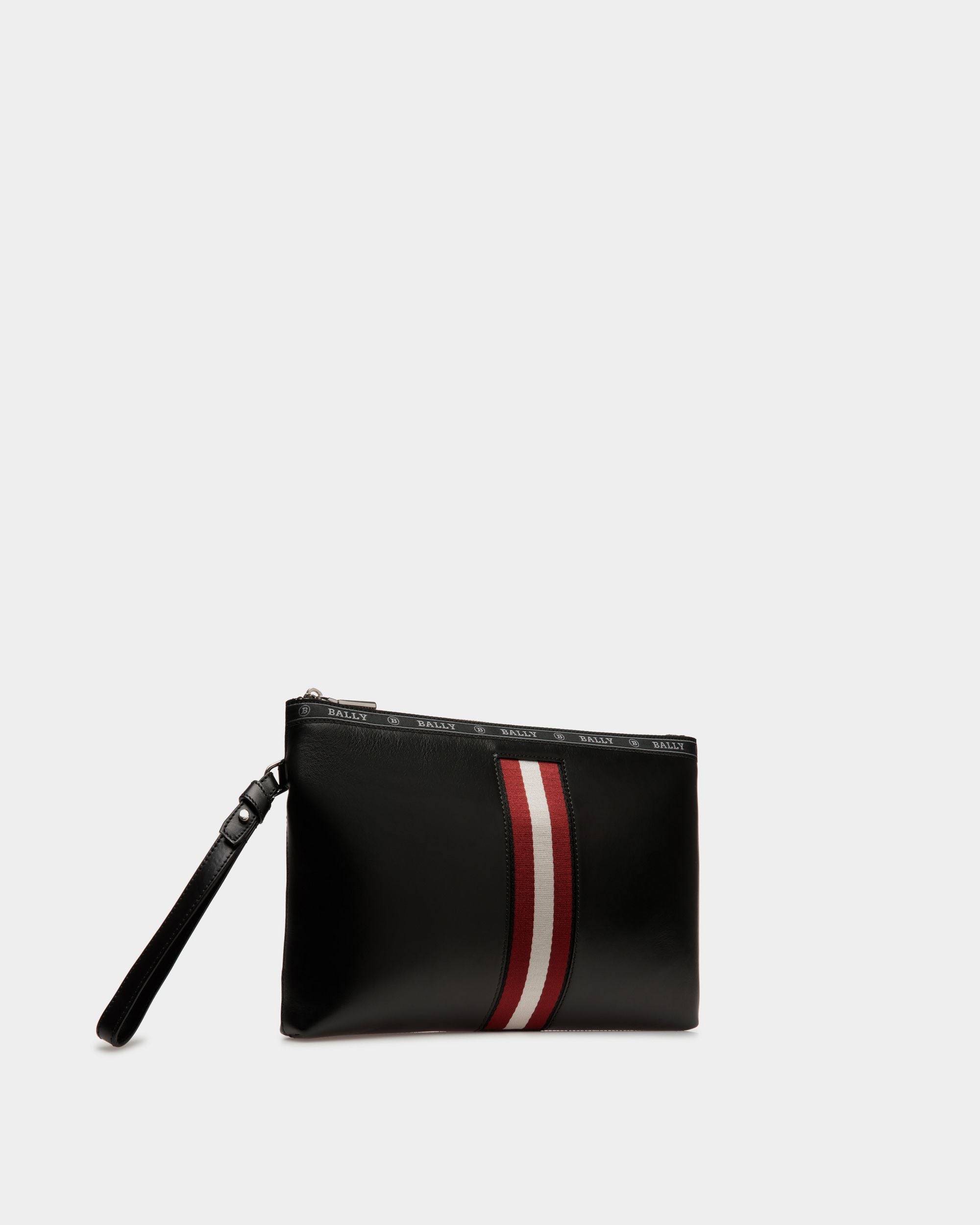 Hartland Clutch aus schwarzem Leder - Herren - Bally - 04