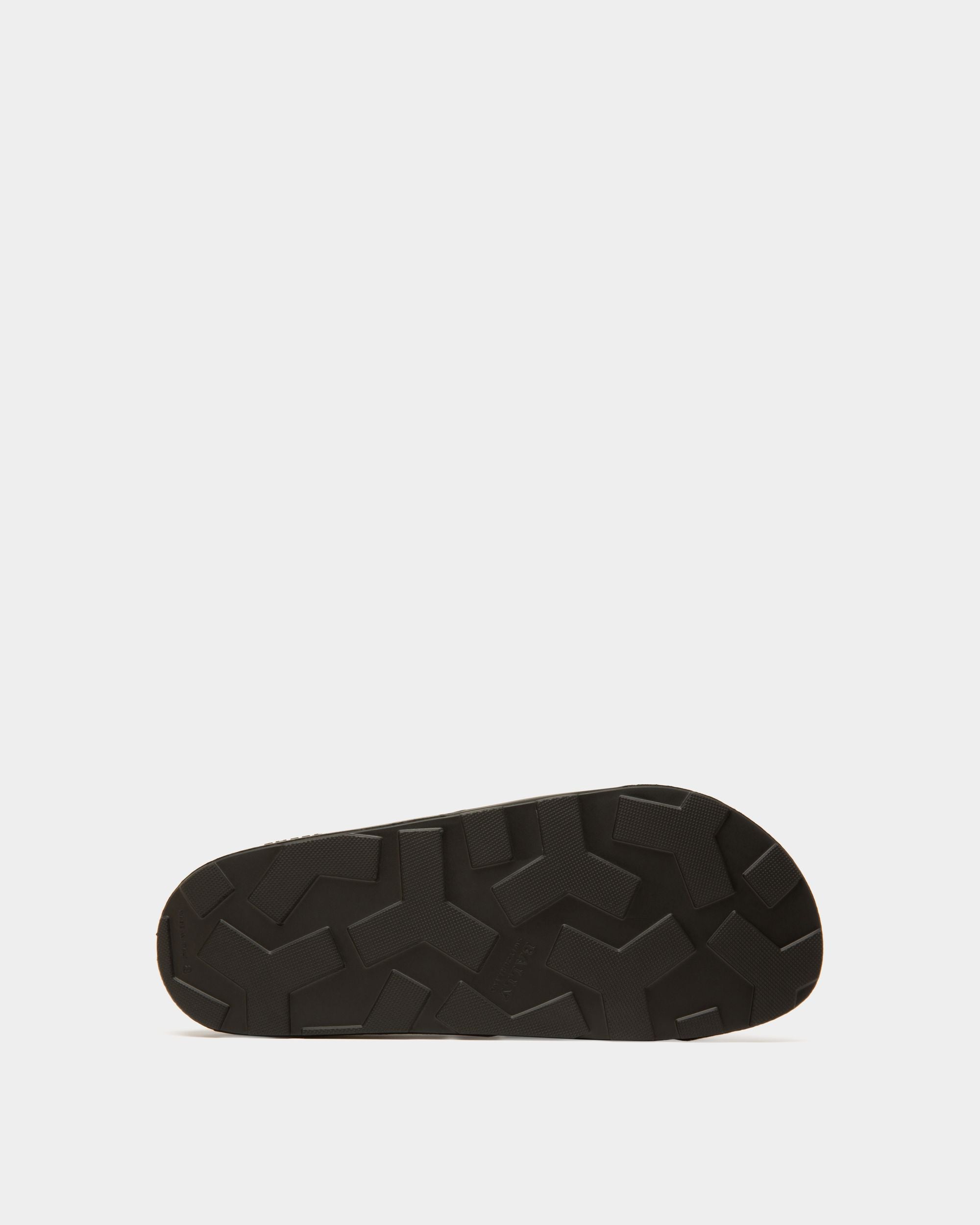 Slider Sandals In Black Rubber - Herren - Bally - 04