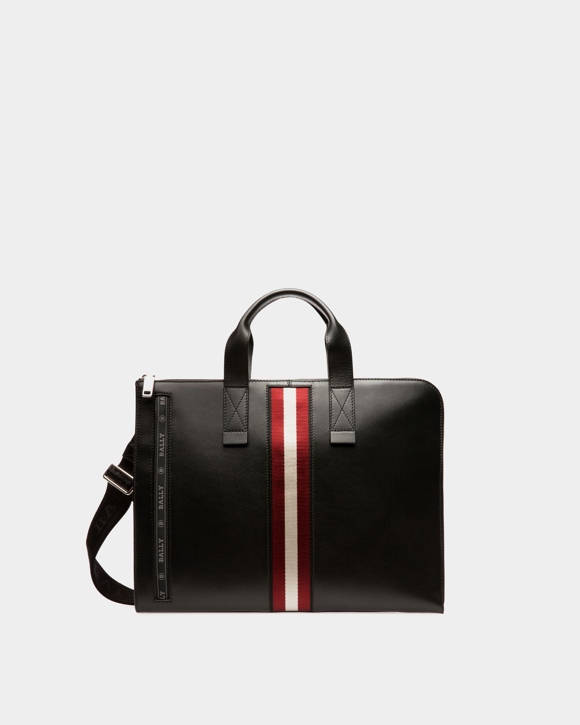 Henri Business-Tasche Aus Schwarzem Leder Für Herren - Herren - Bally - 01