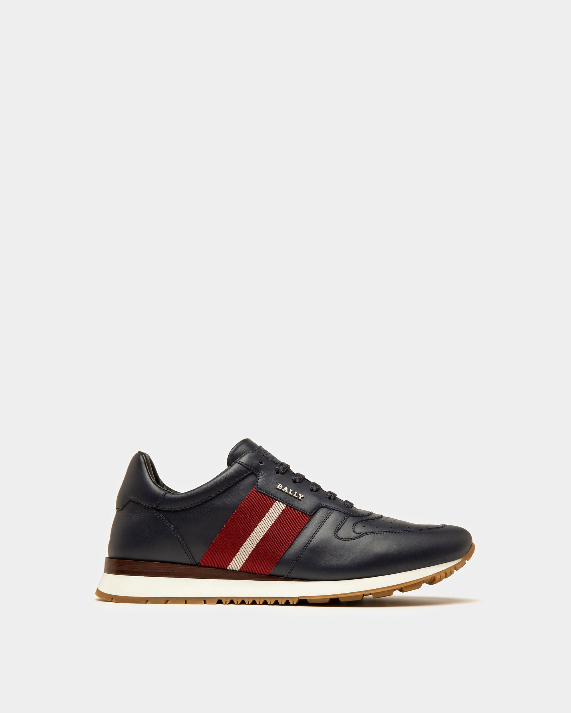 Astel Leder-Sneaker In Tinte - Herren - Bally - 01
