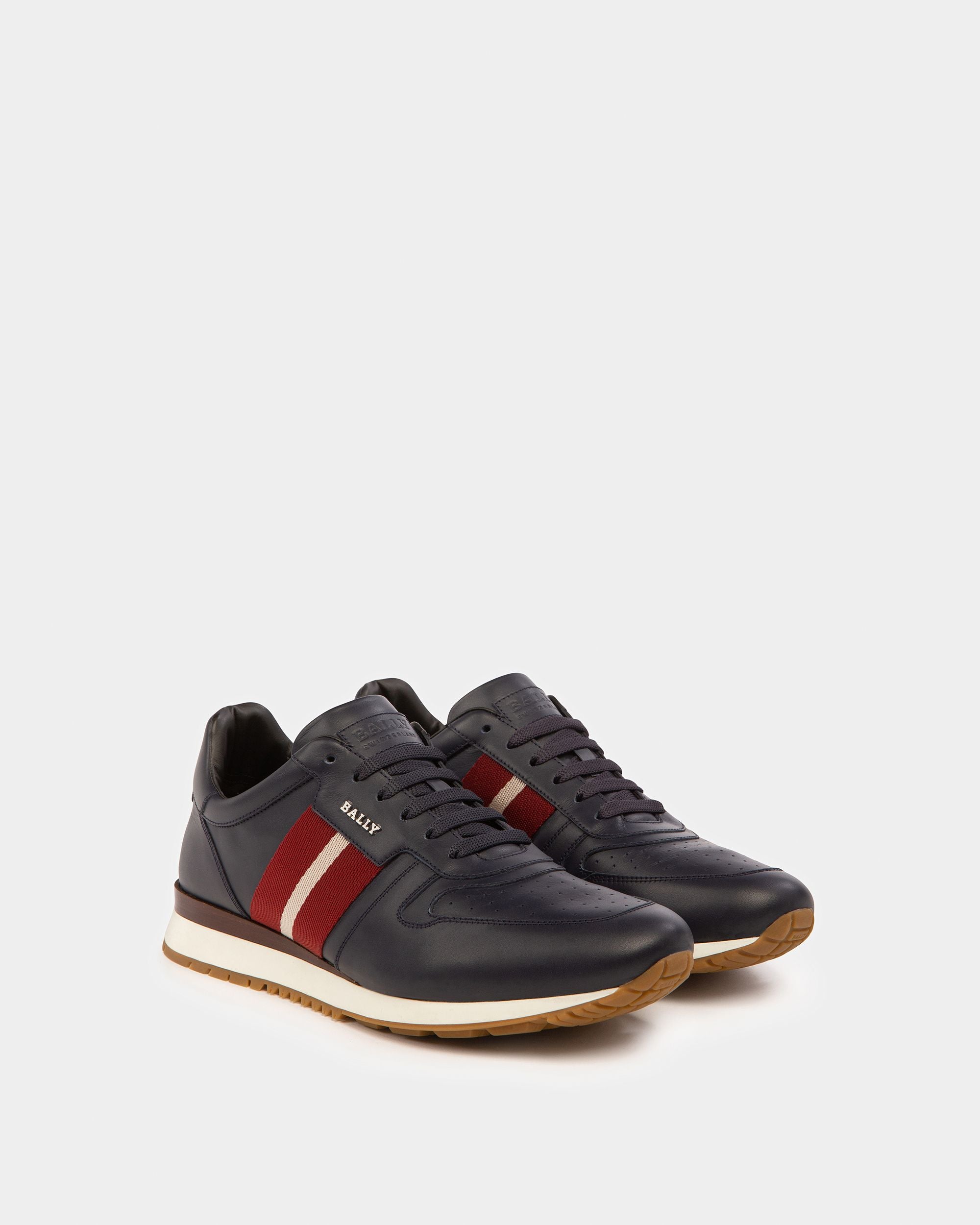 Astel Leder-Sneaker In Tinte - Herren - Bally - 03