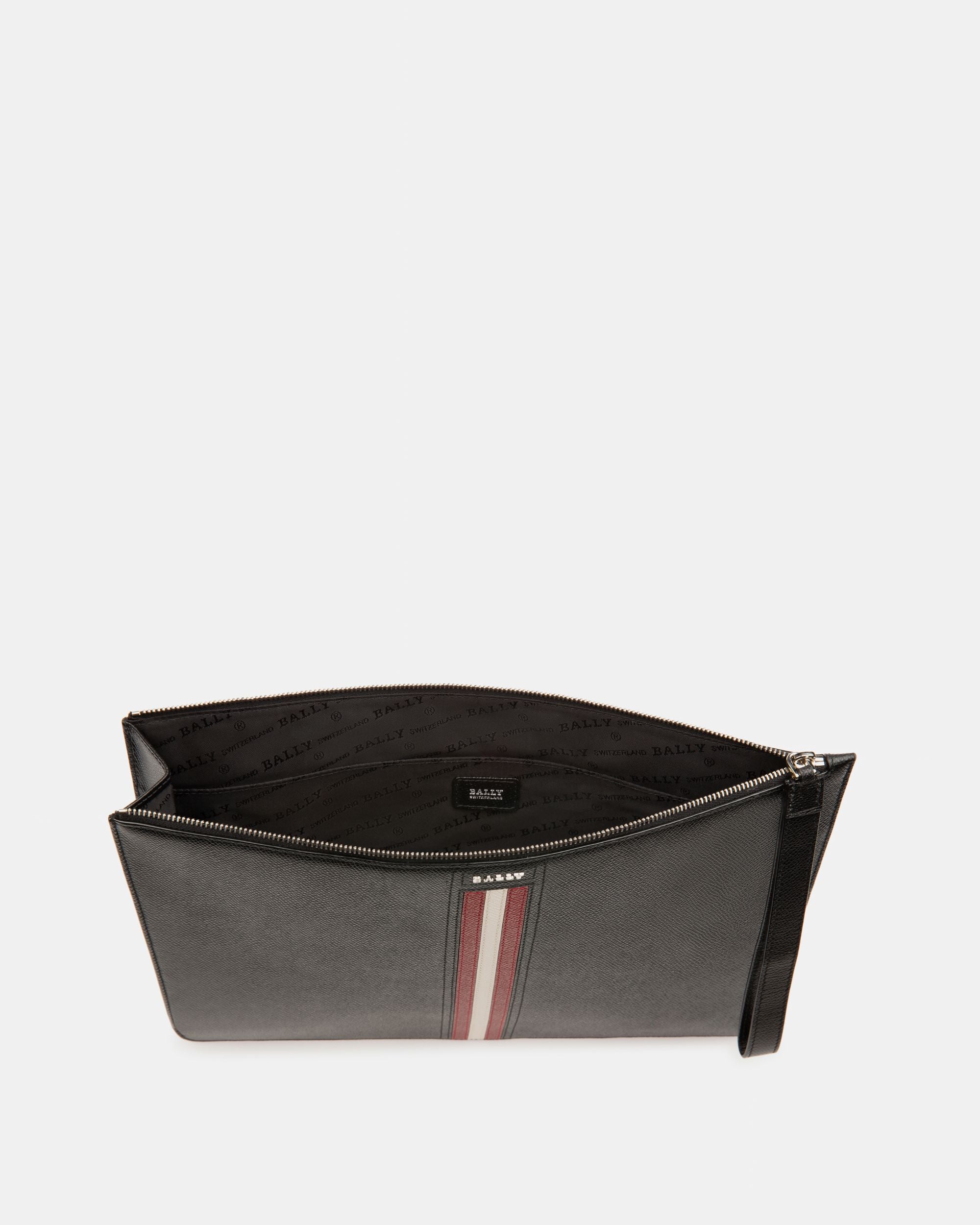 Thalden Kulturbeutel Aus Leder In Schwarz - Herren - Bally - 03