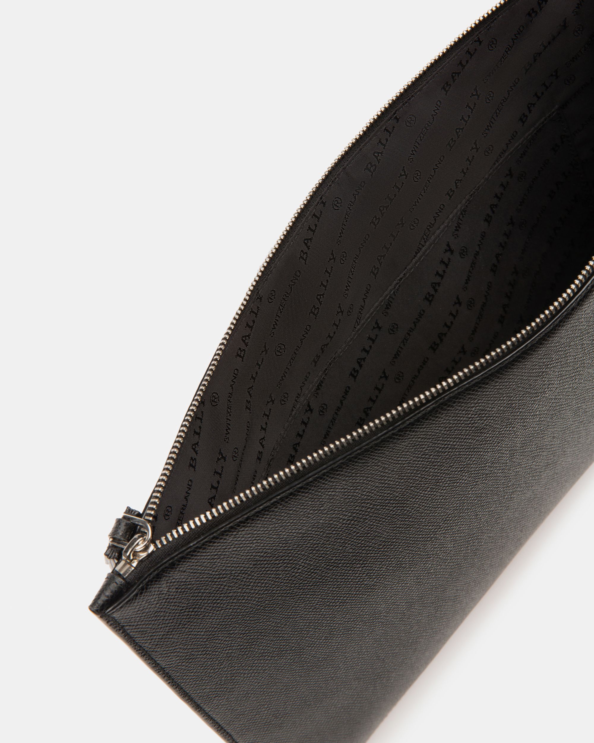 Thalden Kulturbeutel Aus Leder In Schwarz - Herren - Bally - 04