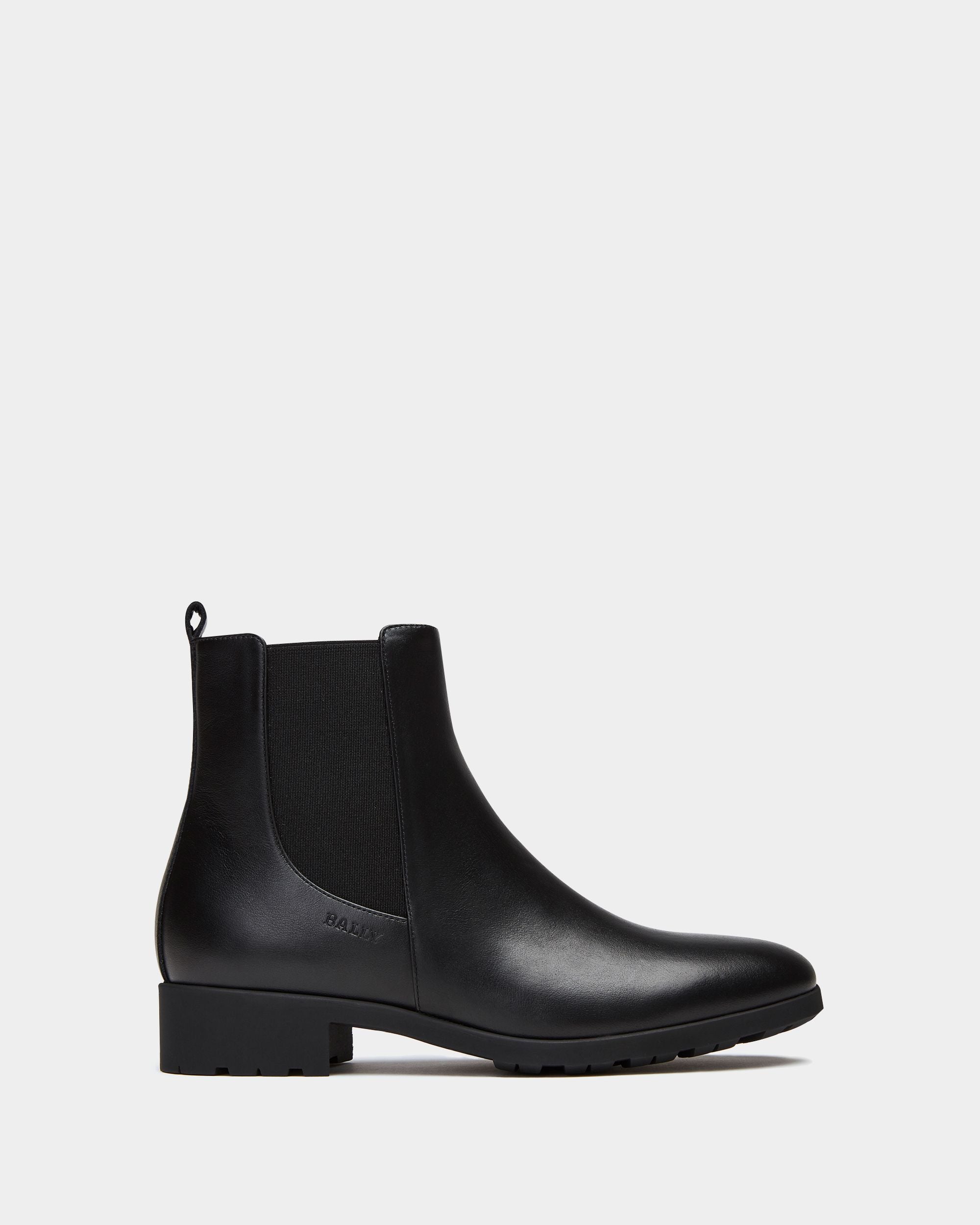 Women's Black Ankle Boots - Damen - Bally - 01