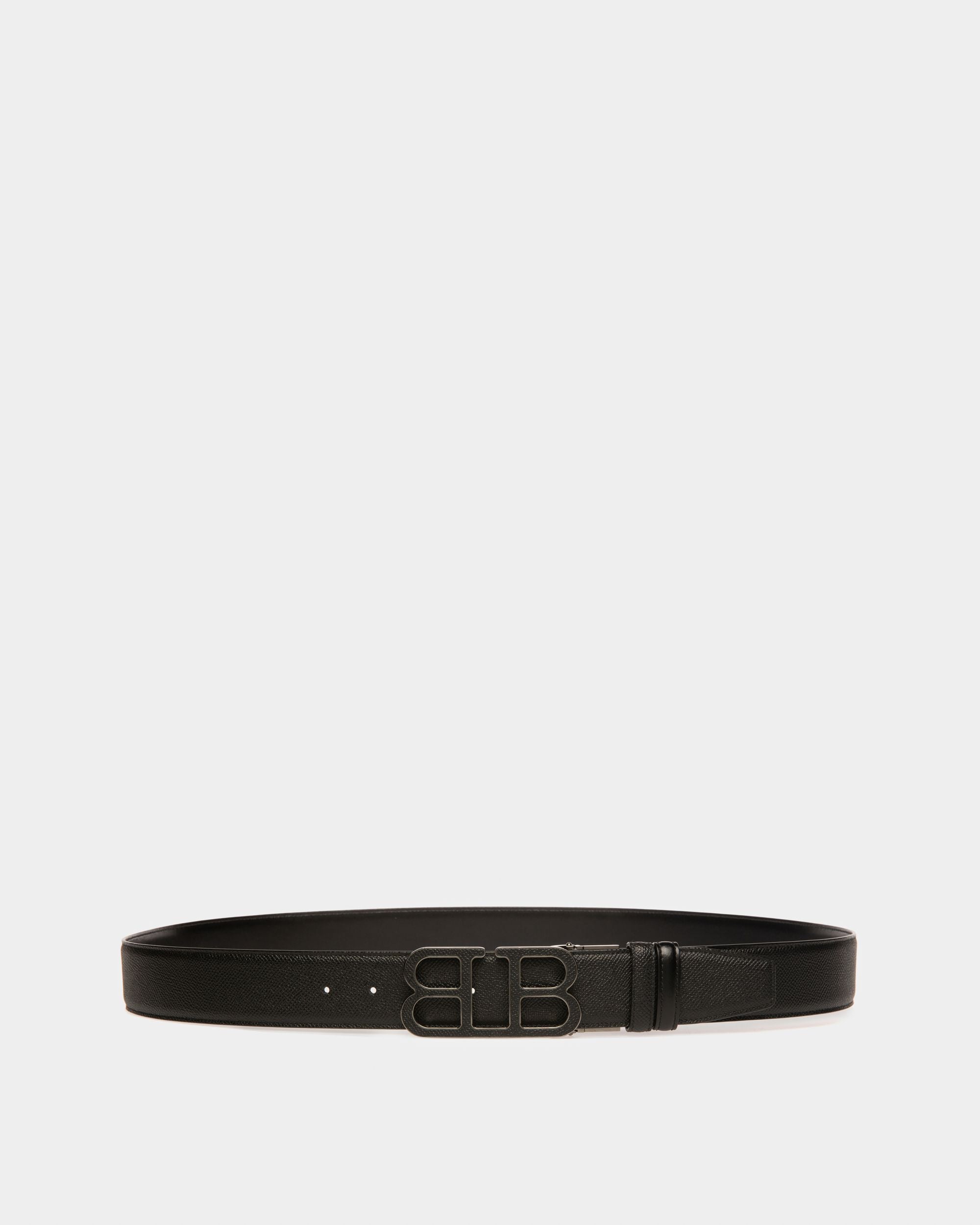 Britt 40 Mm Breiter Gürtel Aus Schwarzem Leder - Herren - Bally - 02