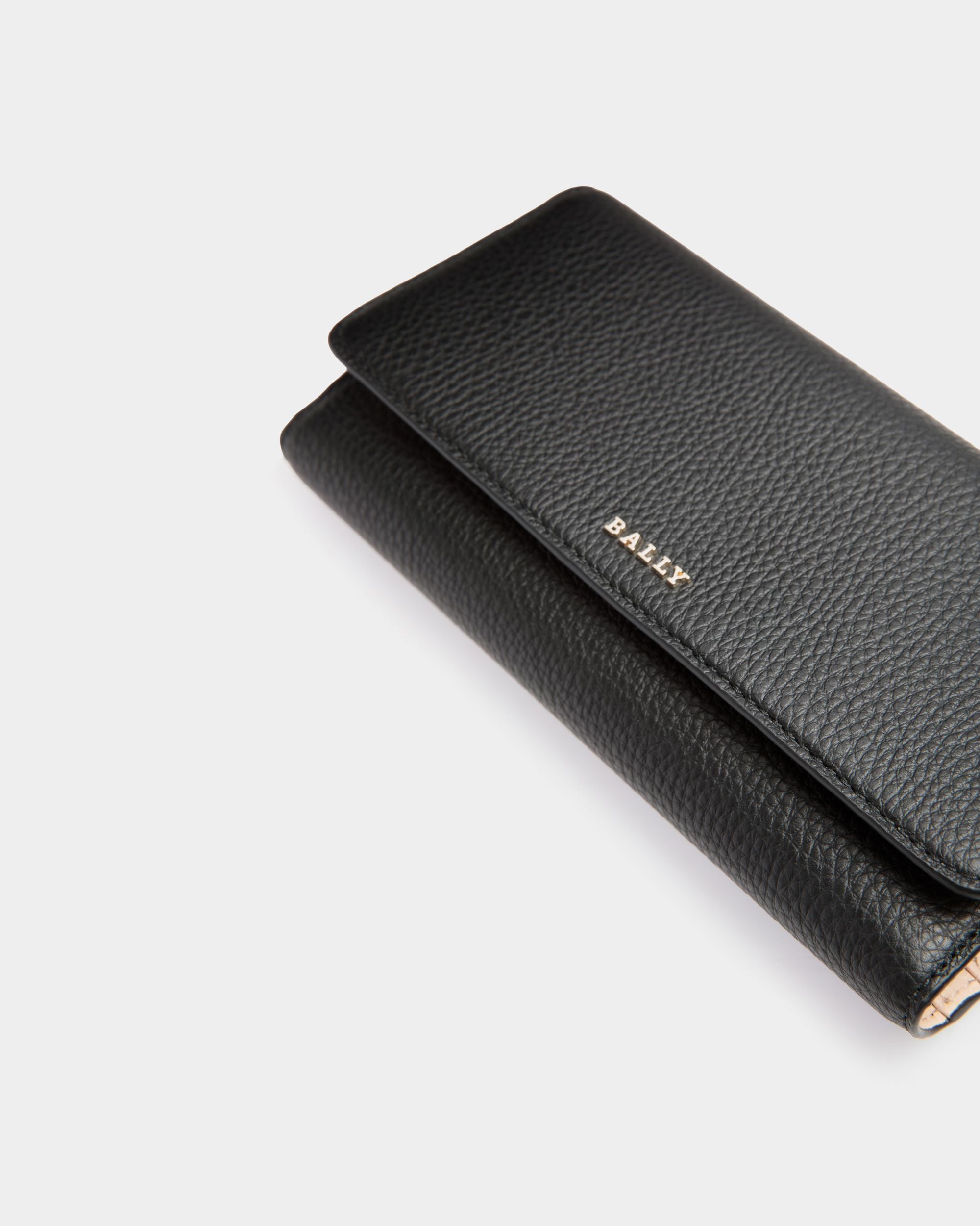 Wallet In Black Leather - Damen - Bally - 04
