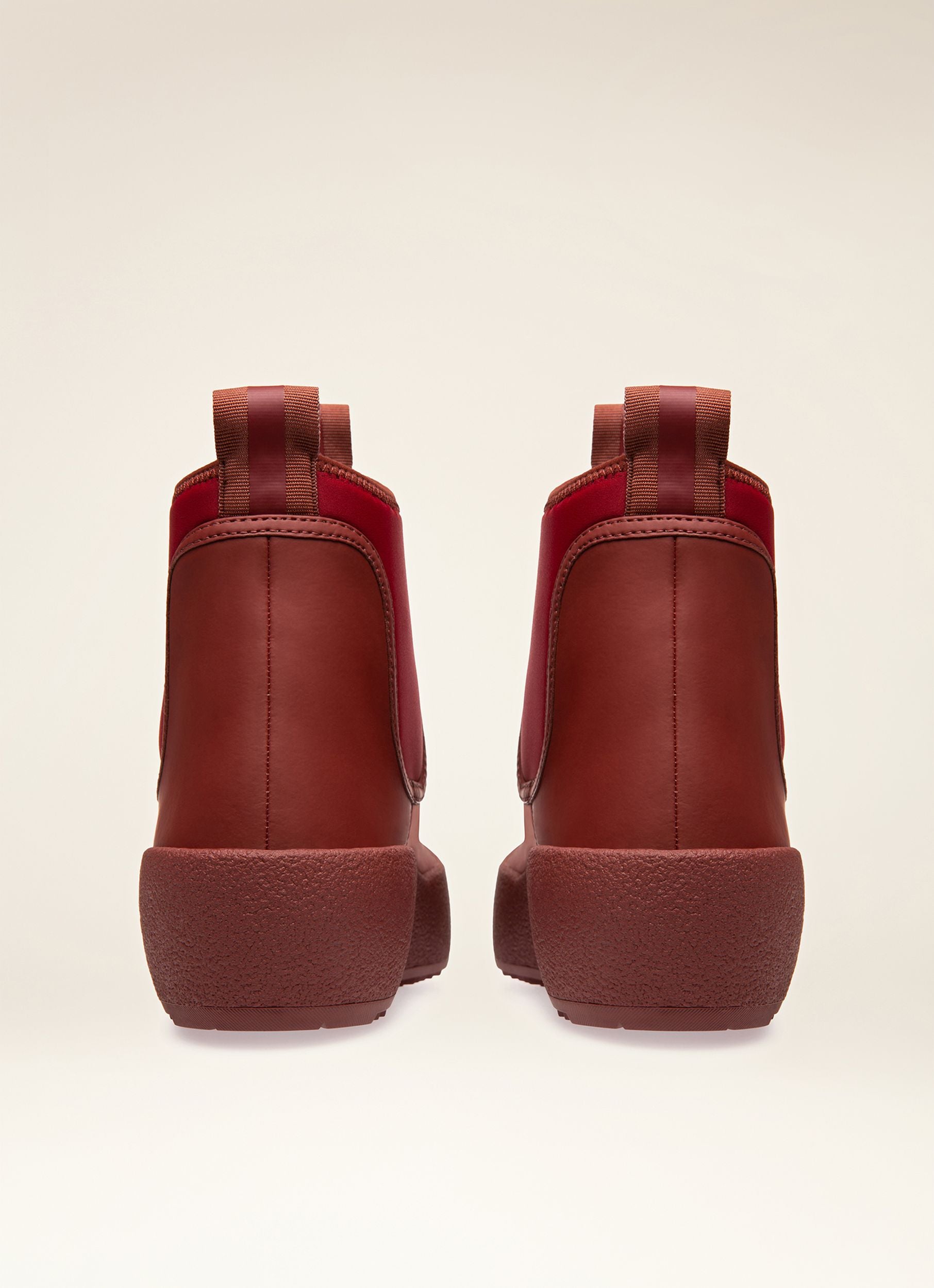 Bally Curling Stiefel Aus Rotem, Gummibeschichtetem Leder - Damen - Bally - 03