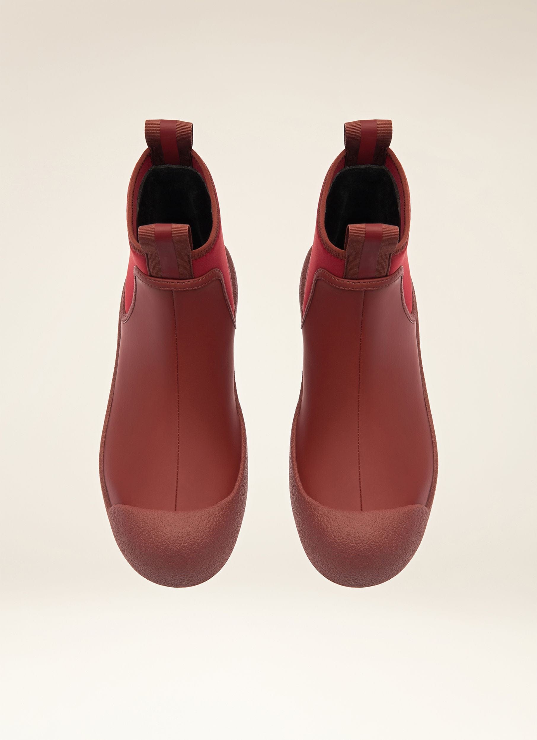 Bally Curling Stiefel Aus Rotem, Gummibeschichtetem Leder - Damen - Bally - 04