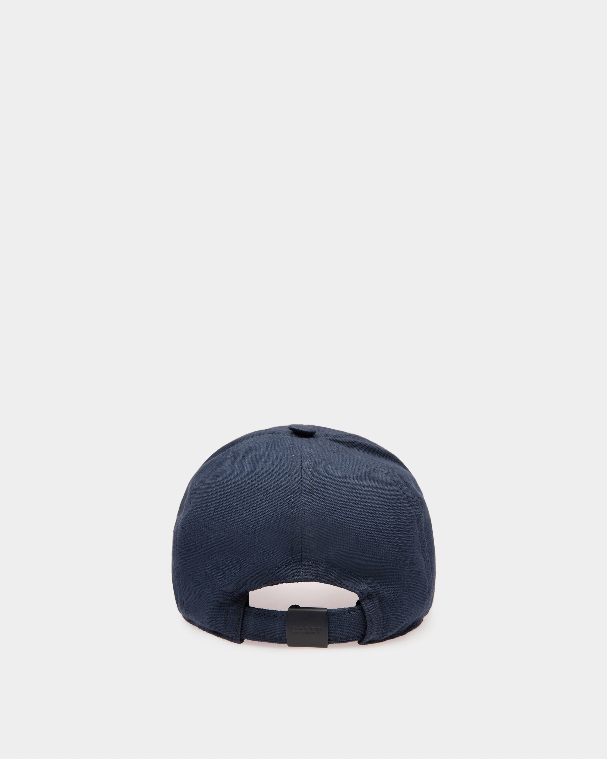Marineblaue Baumwollkappe - Herren - Bally - 02
