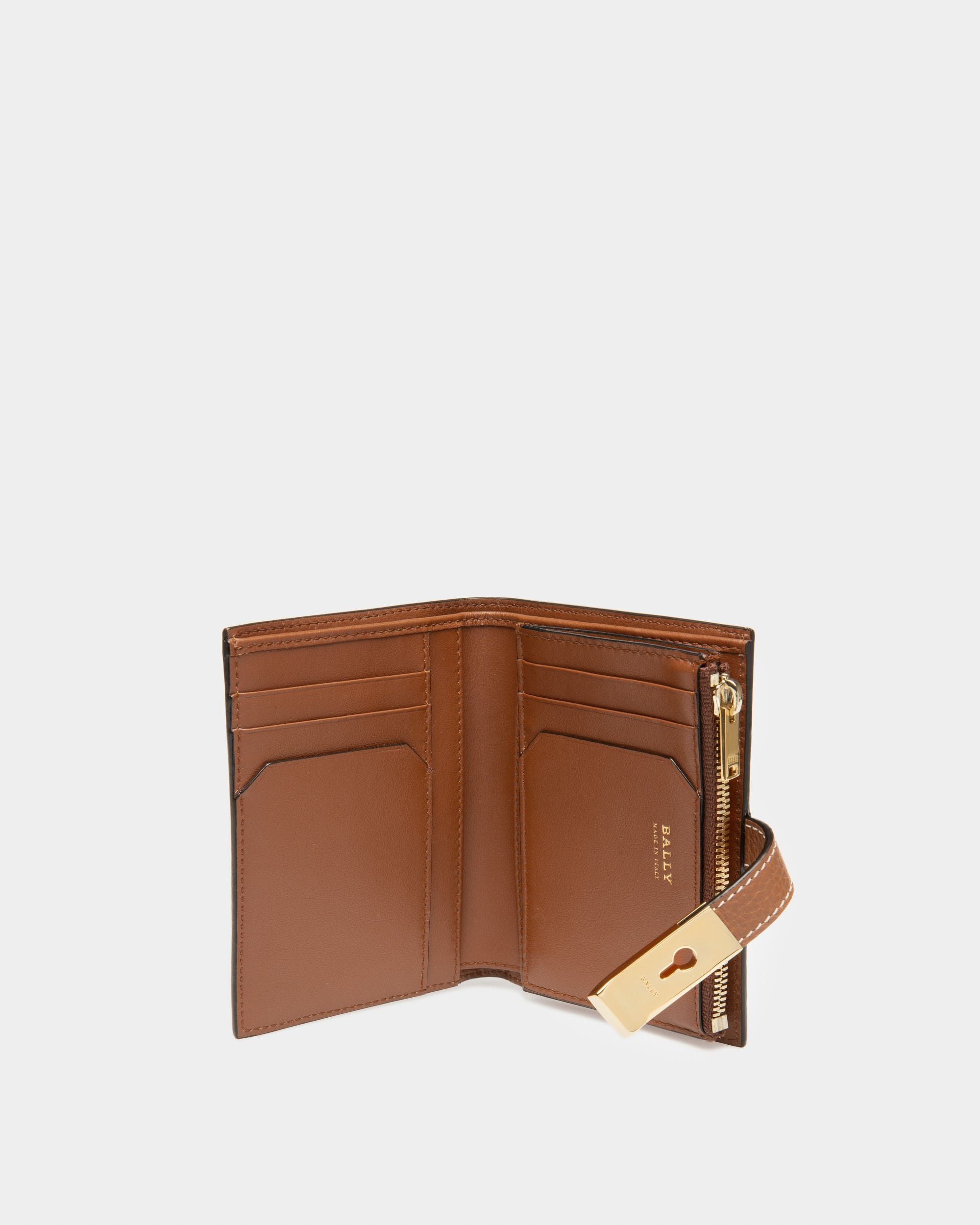 Assen Kartenetui Aus Braunem Leder - Damen - Bally - 03
