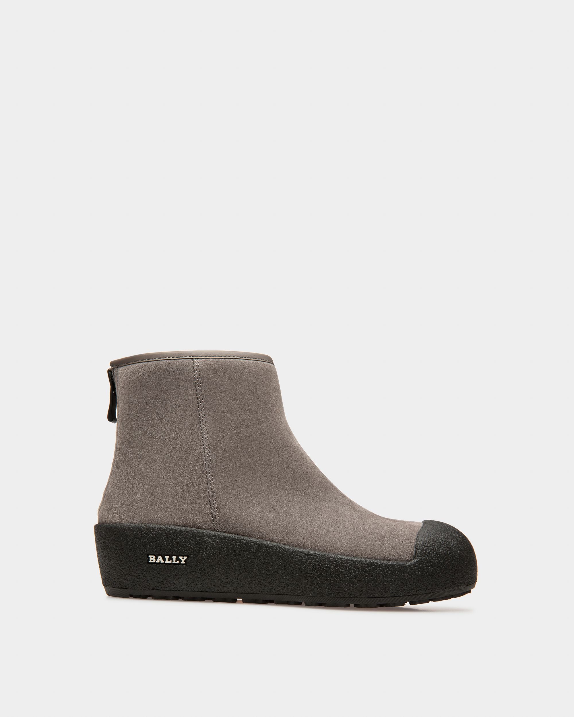 Guard Ii Schneestiefel Aus Leder In Dunklem Mineral - Damen - Bally - 01