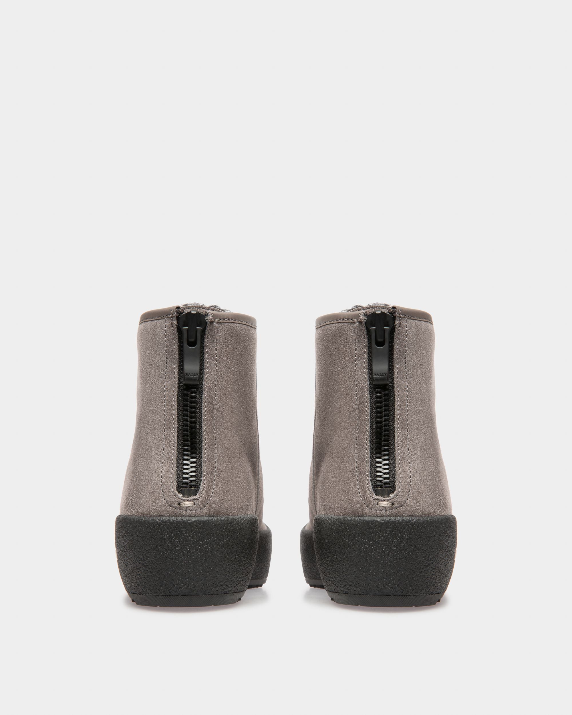 Guard Ii Schneestiefel Aus Leder In Dunklem Mineral - Damen - Bally - 03