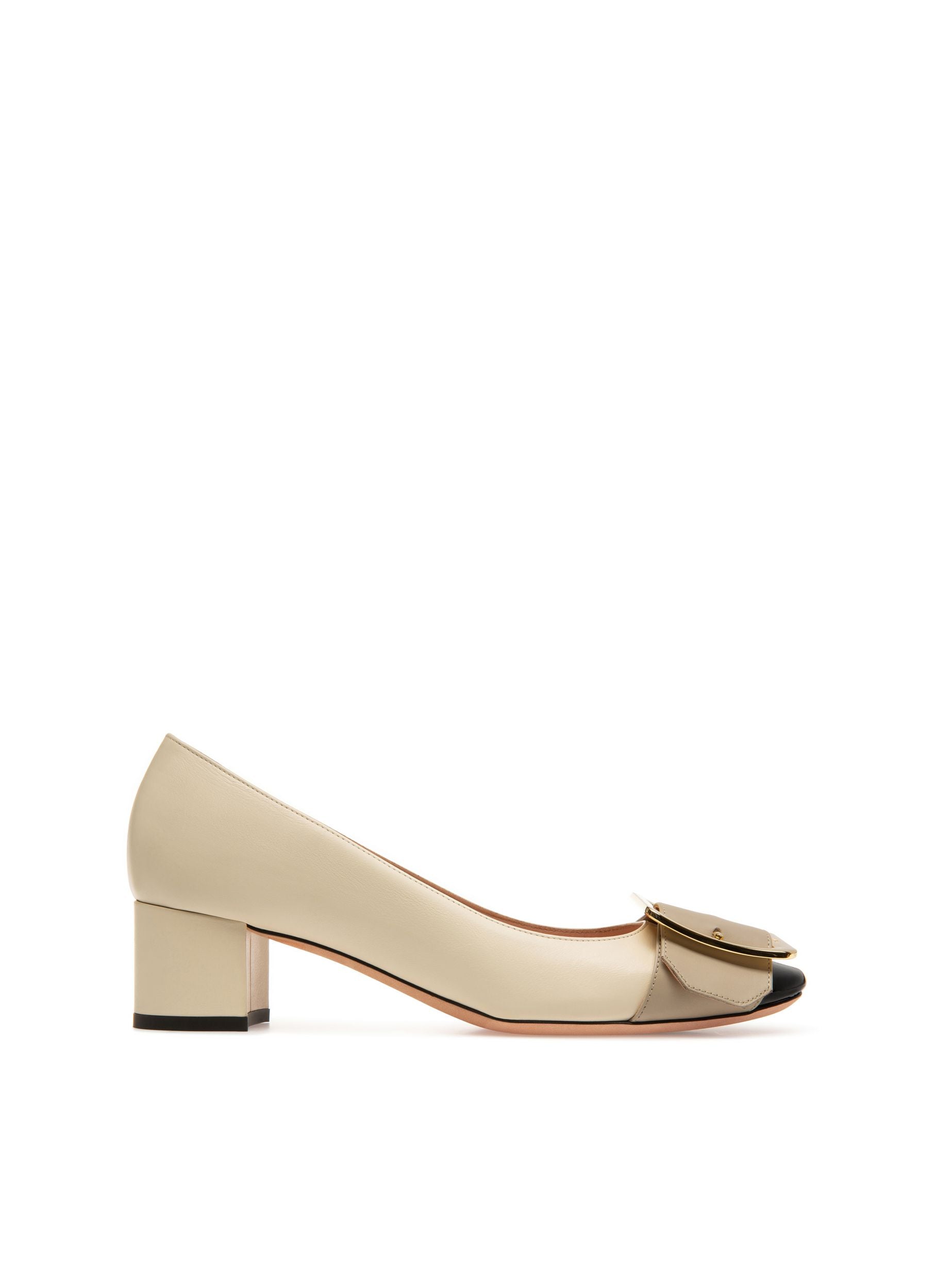 Bell Du Jour Pumps In Beige Leather - Damen - Bally - 01