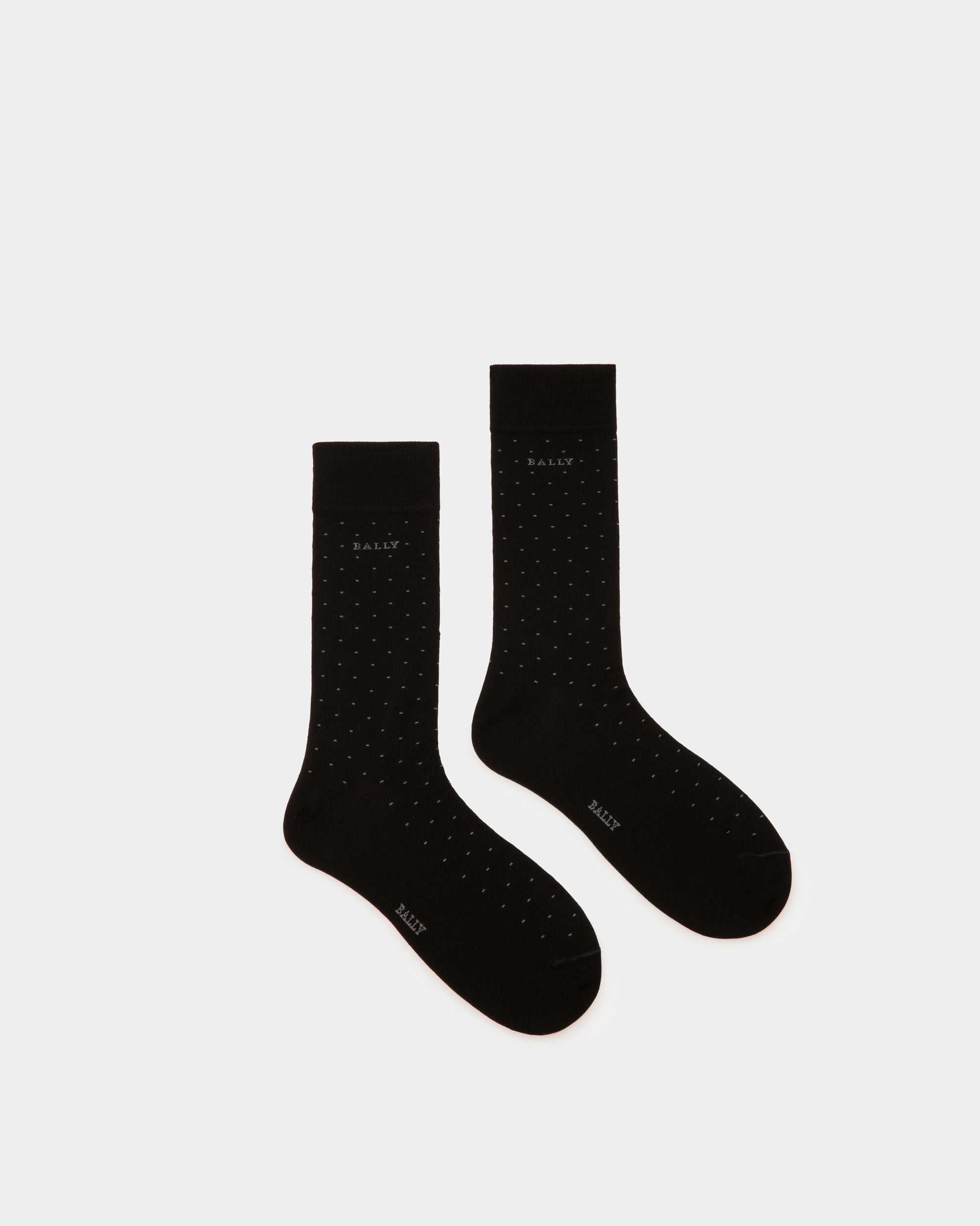 Baumwollmix-Socken Mit Tupfen - Herren - Bally - 01